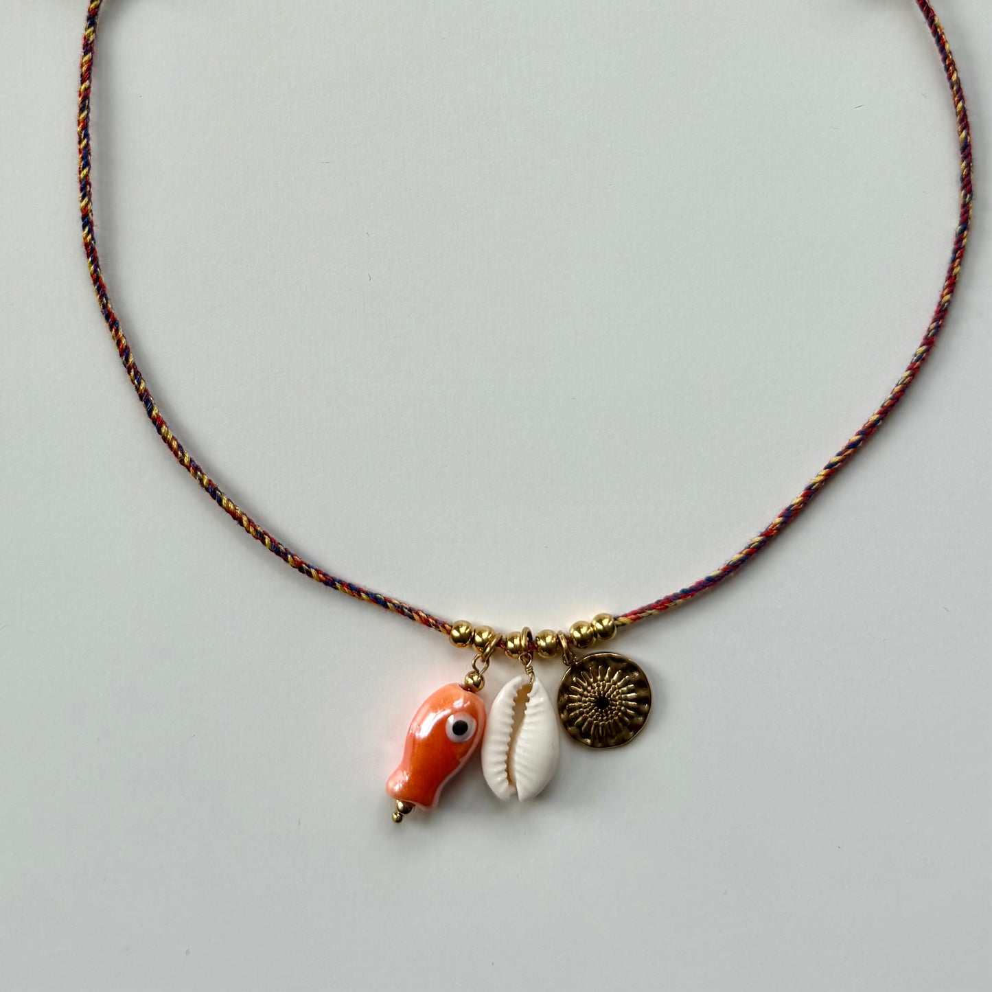 Multicoloured Summer String Necklace