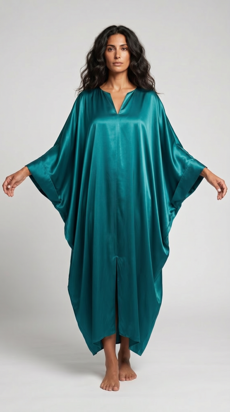 Capri Soleil Pure Silk Kaftan