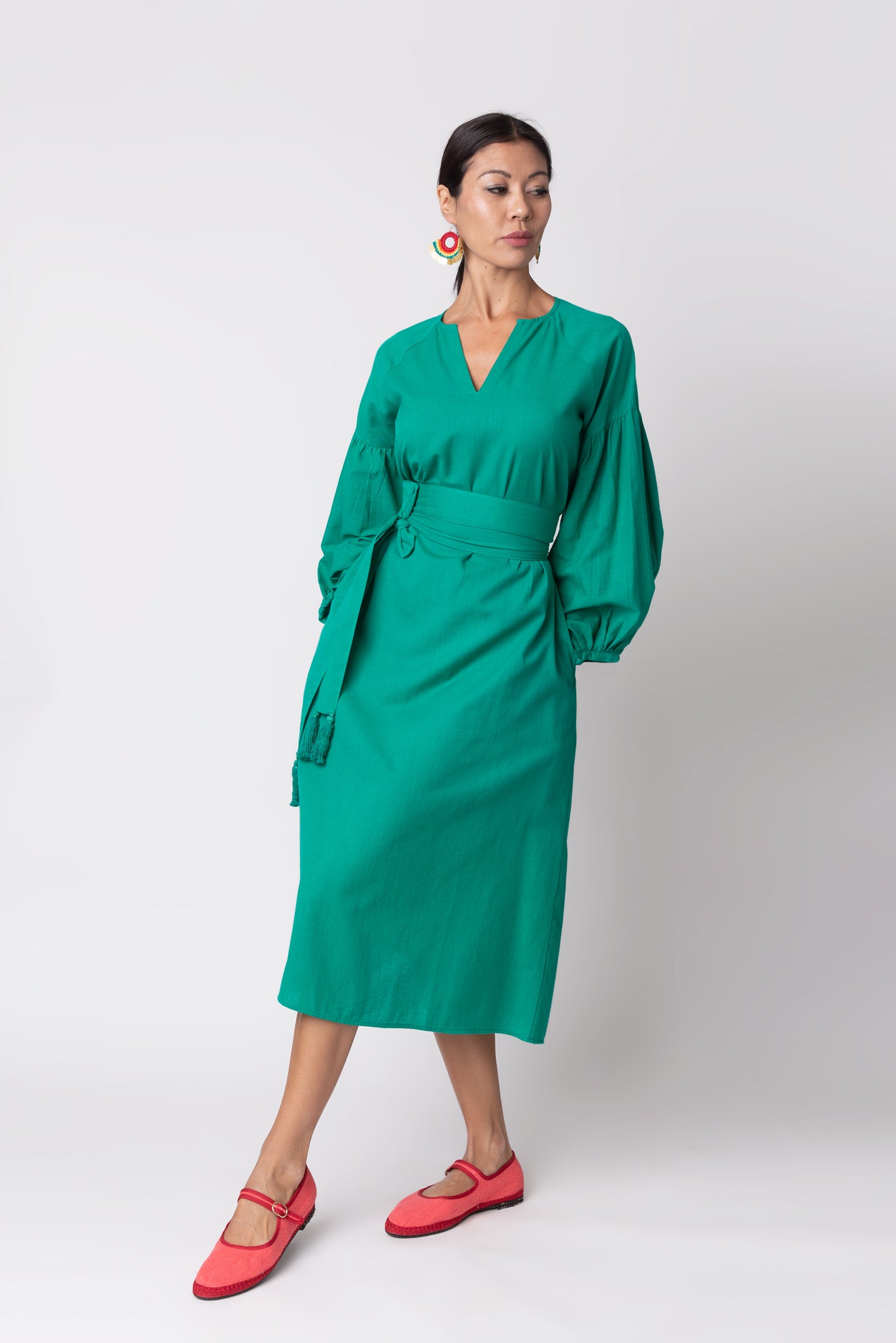 Barbarella Plain - Green Martina London Barbarella Plain - Green Martina London