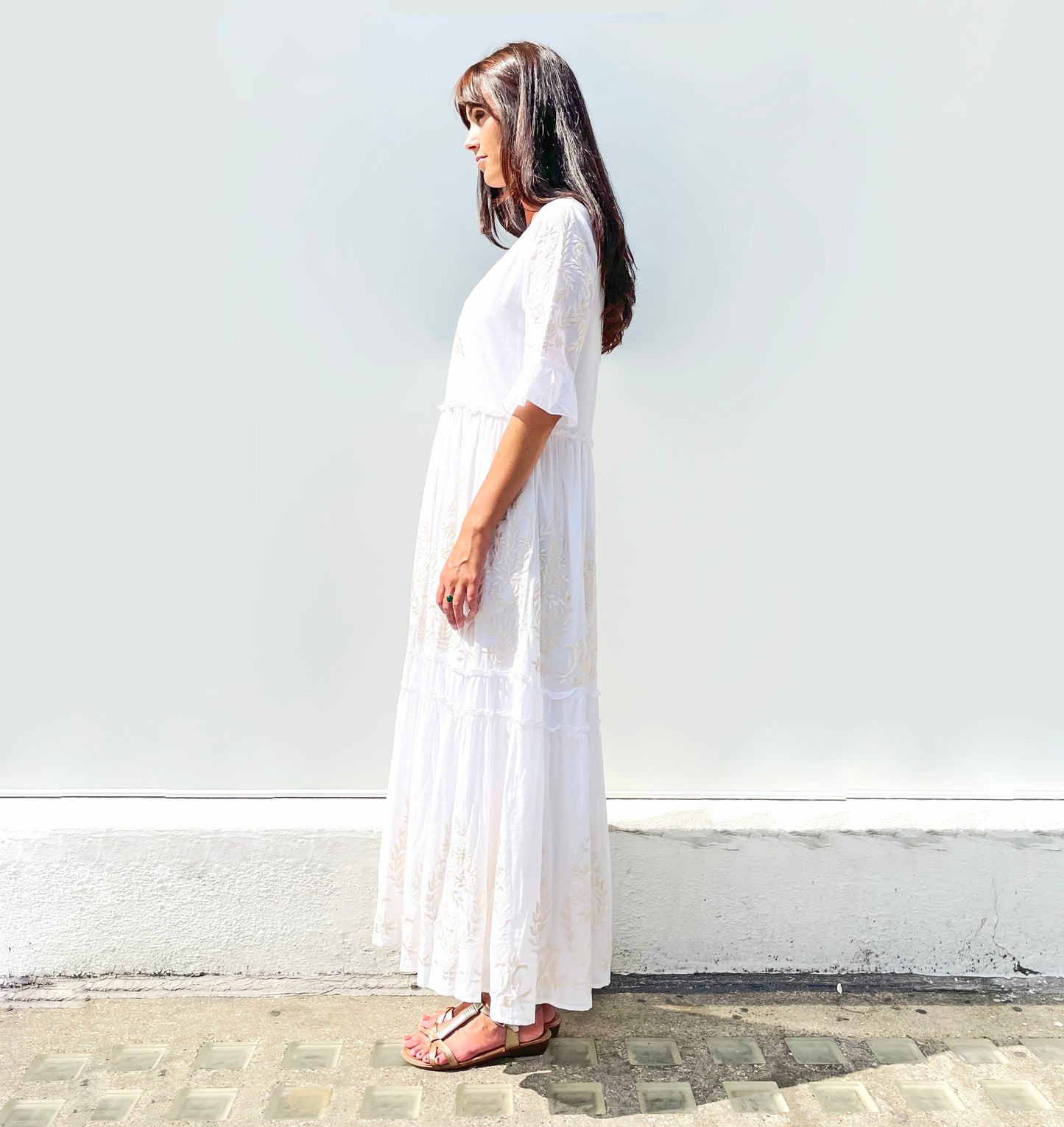Diana Dress in White
