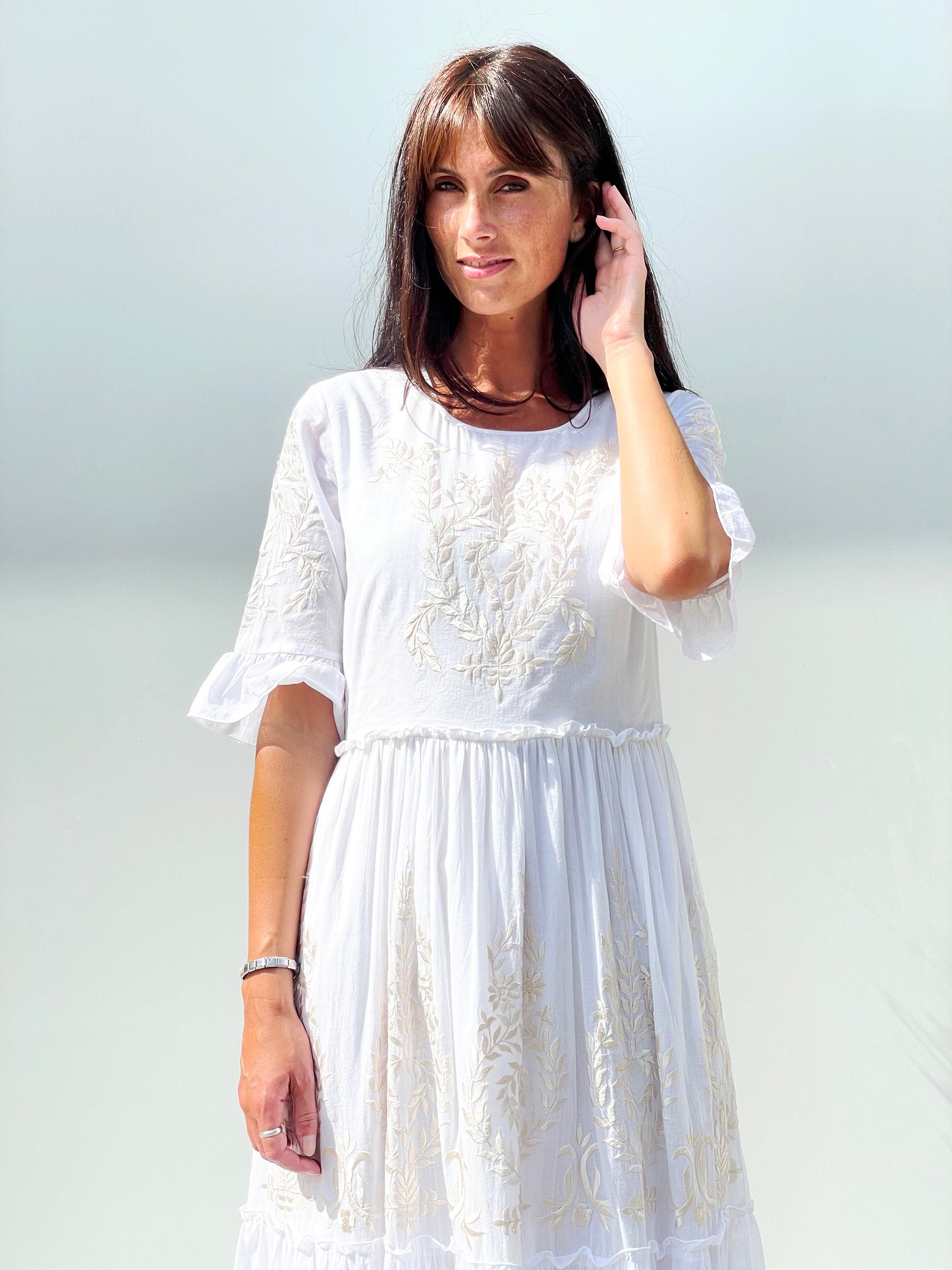 Diana Dress in White