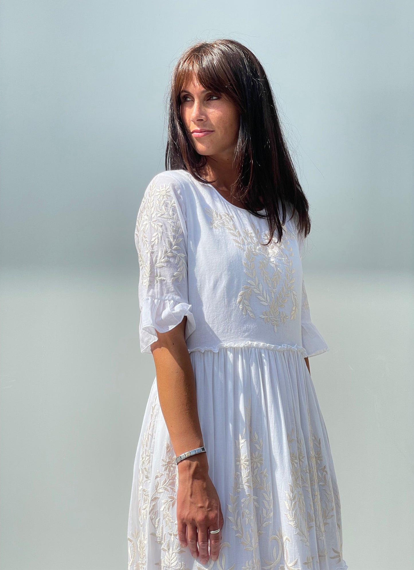 Diana Dress in White