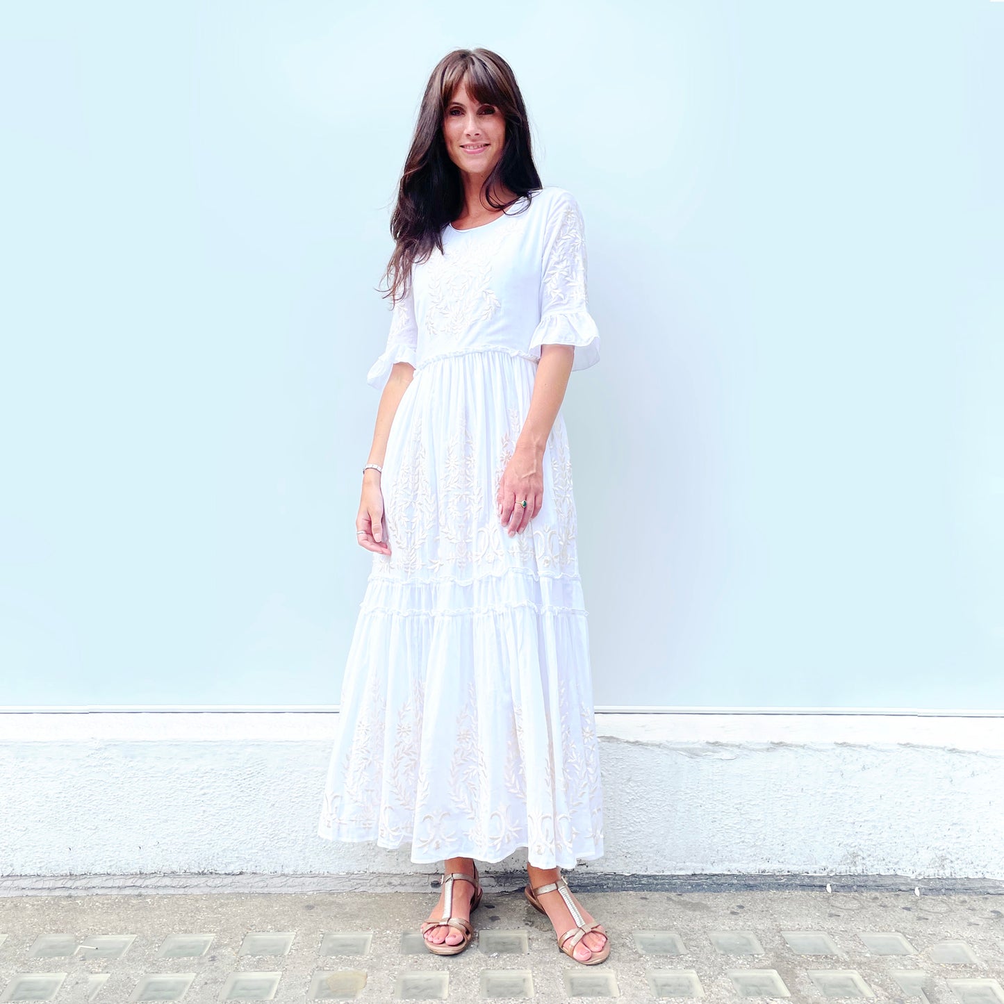 Diana Dress in White