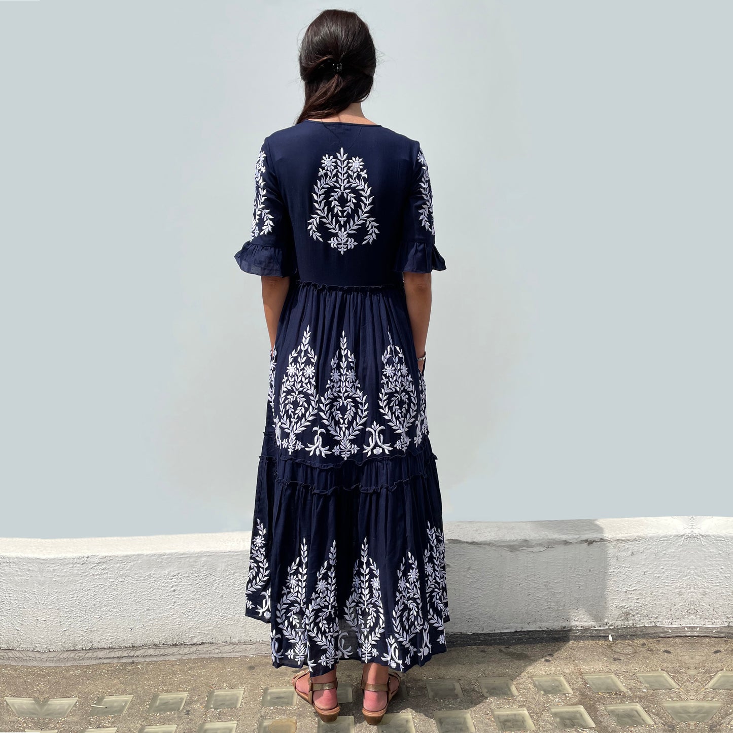 Diana Dress in Navy Blue