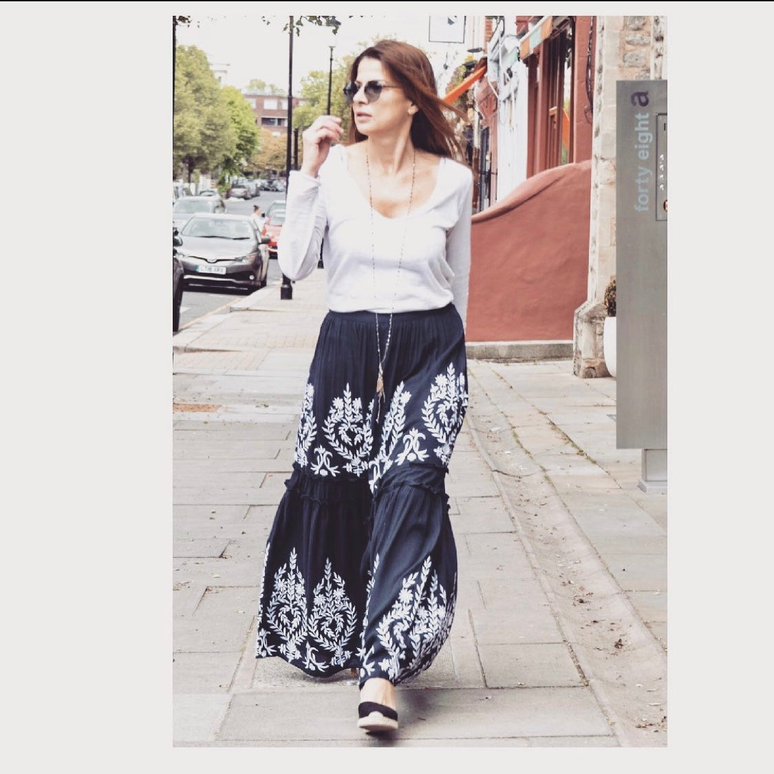 Diana Embroidered Skirt