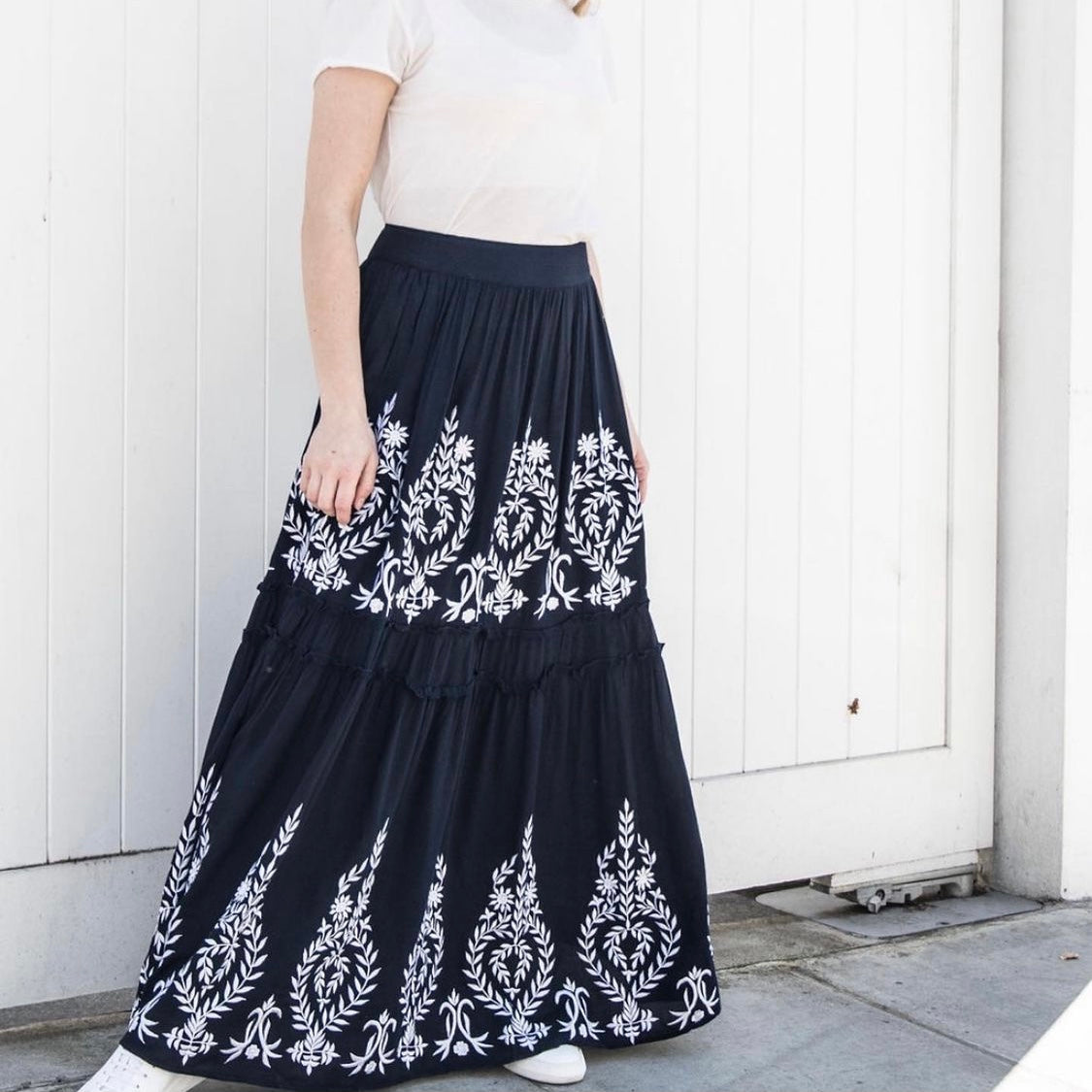 Diana Embroidered Skirt