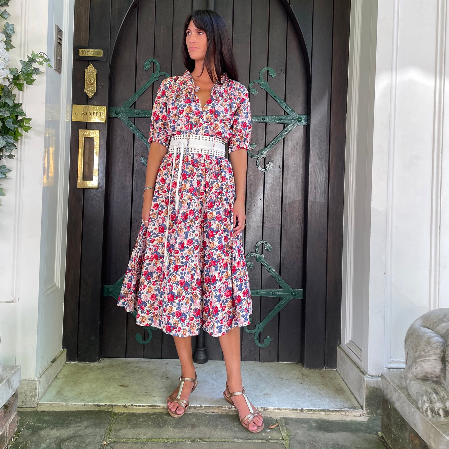 Mara Floral Short Dress