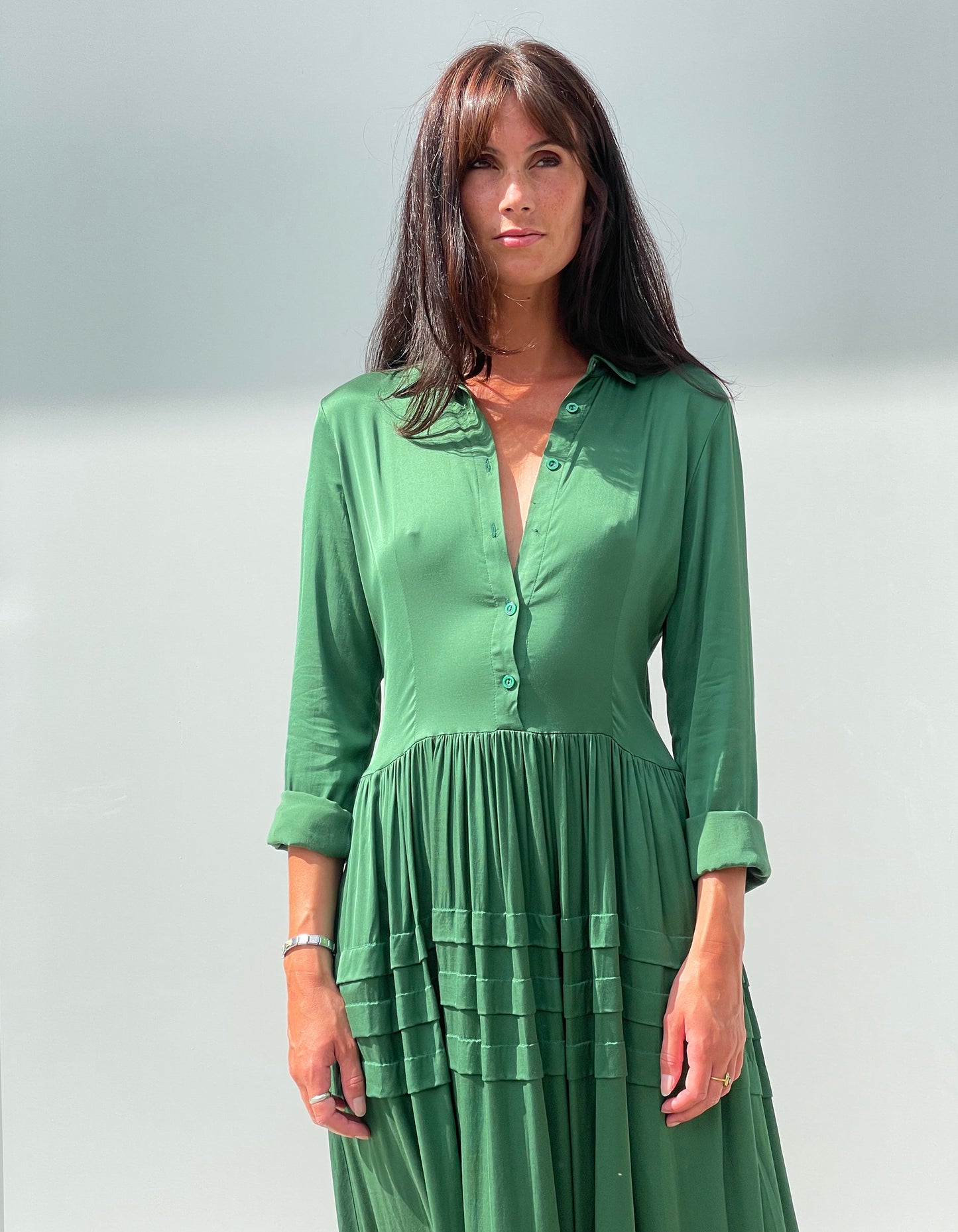 Nathalie Dress in Green