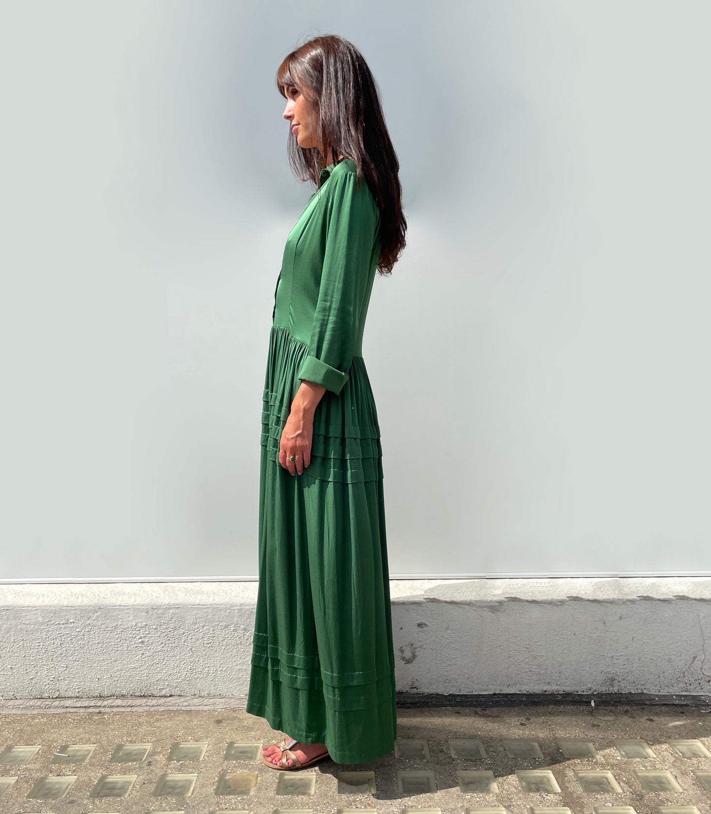 Nathalie Dress in Green