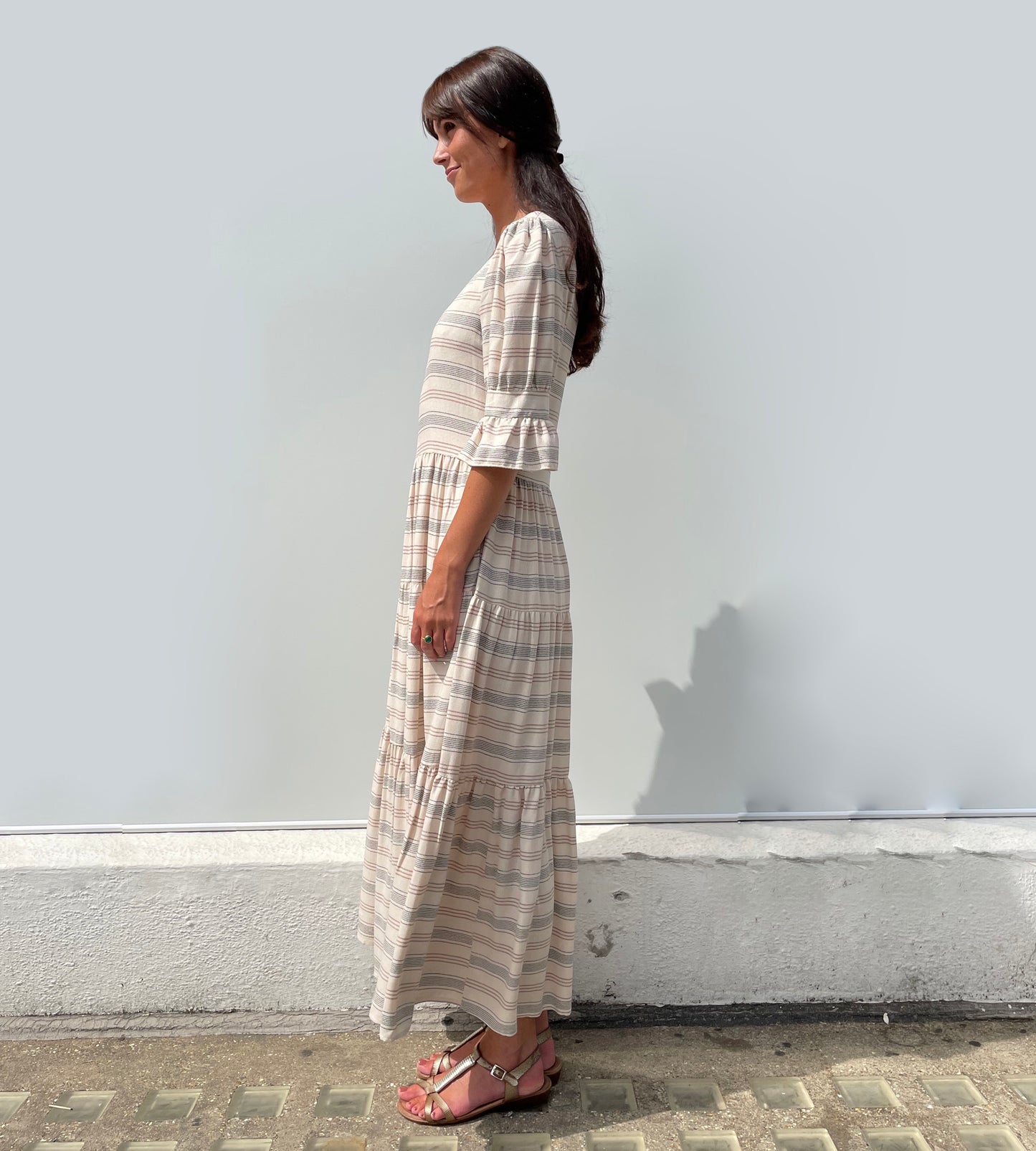 Robi Dress in Beige
