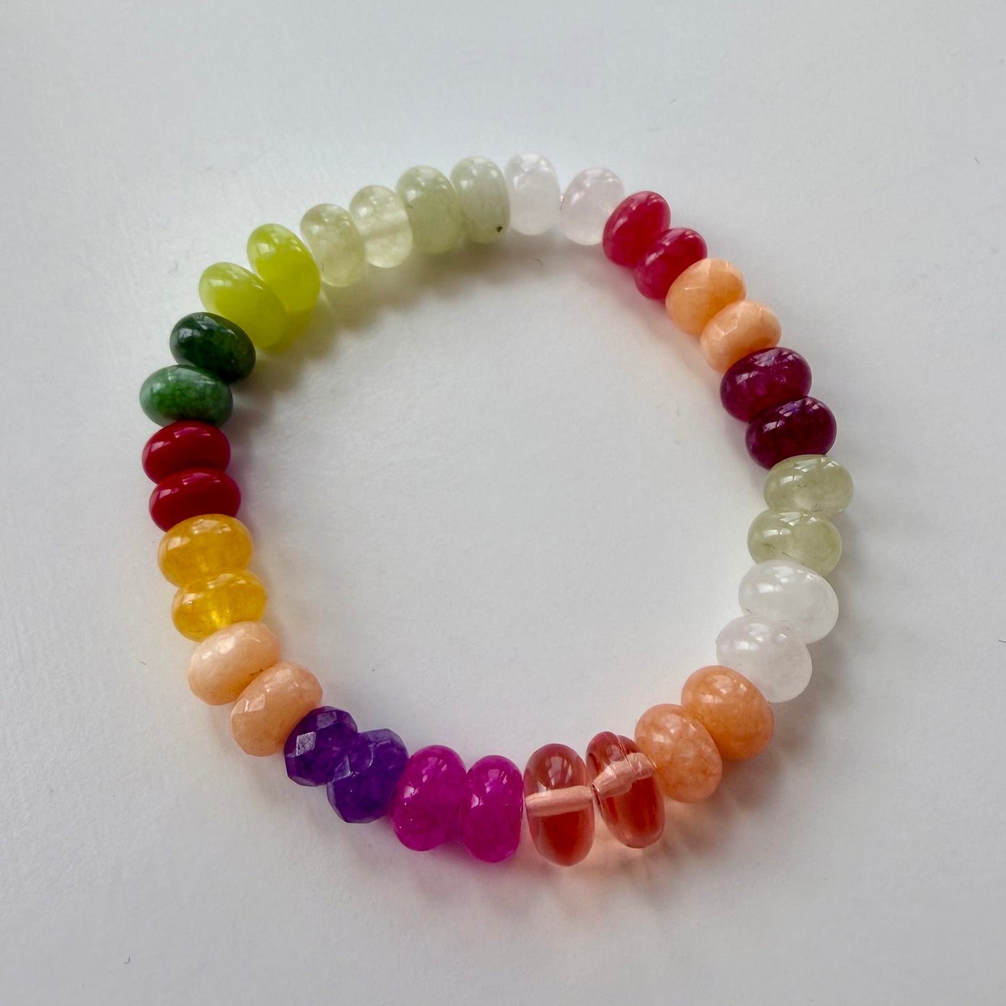 Gemstone Rainbow Bracelet