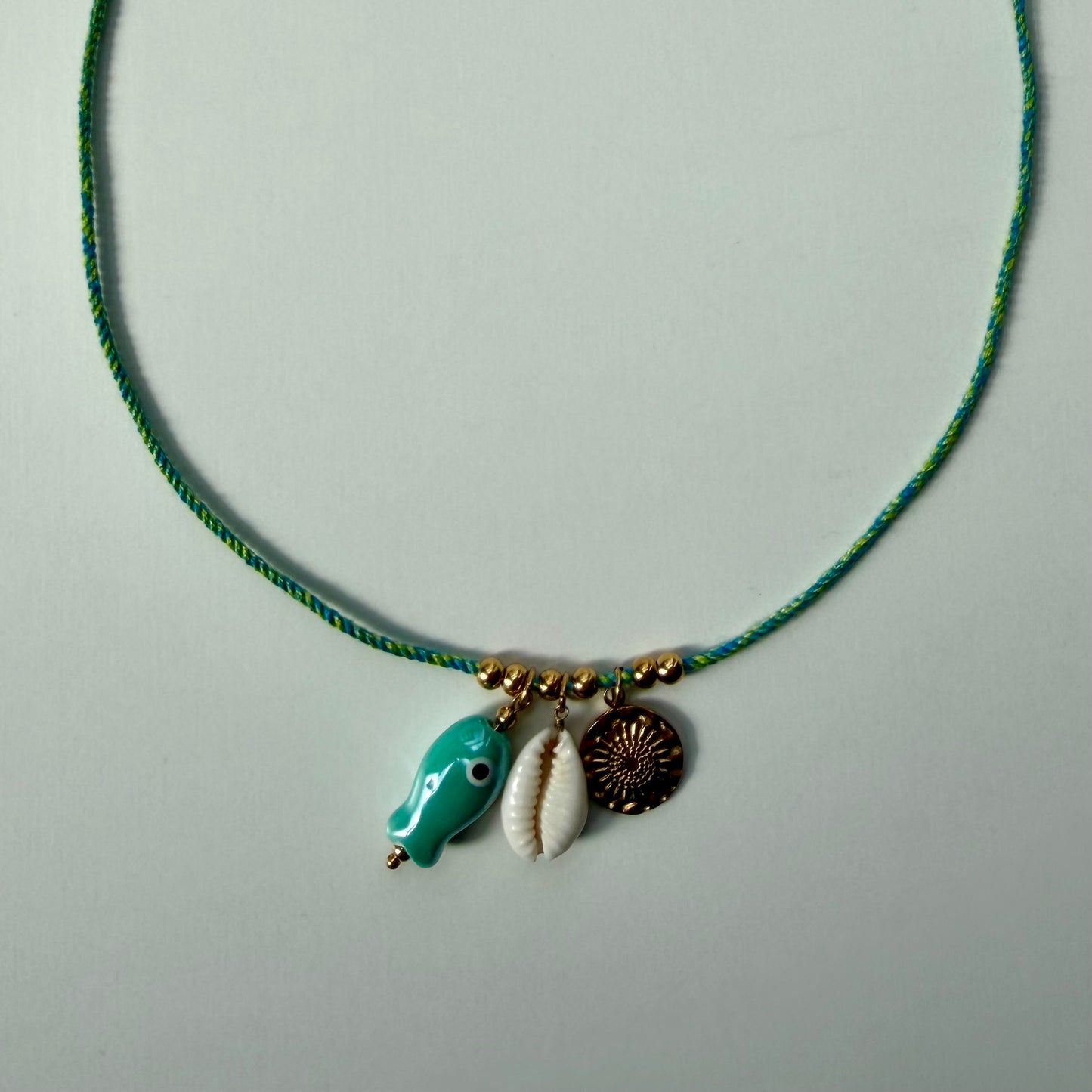 Turquoise Summer String Necklace
