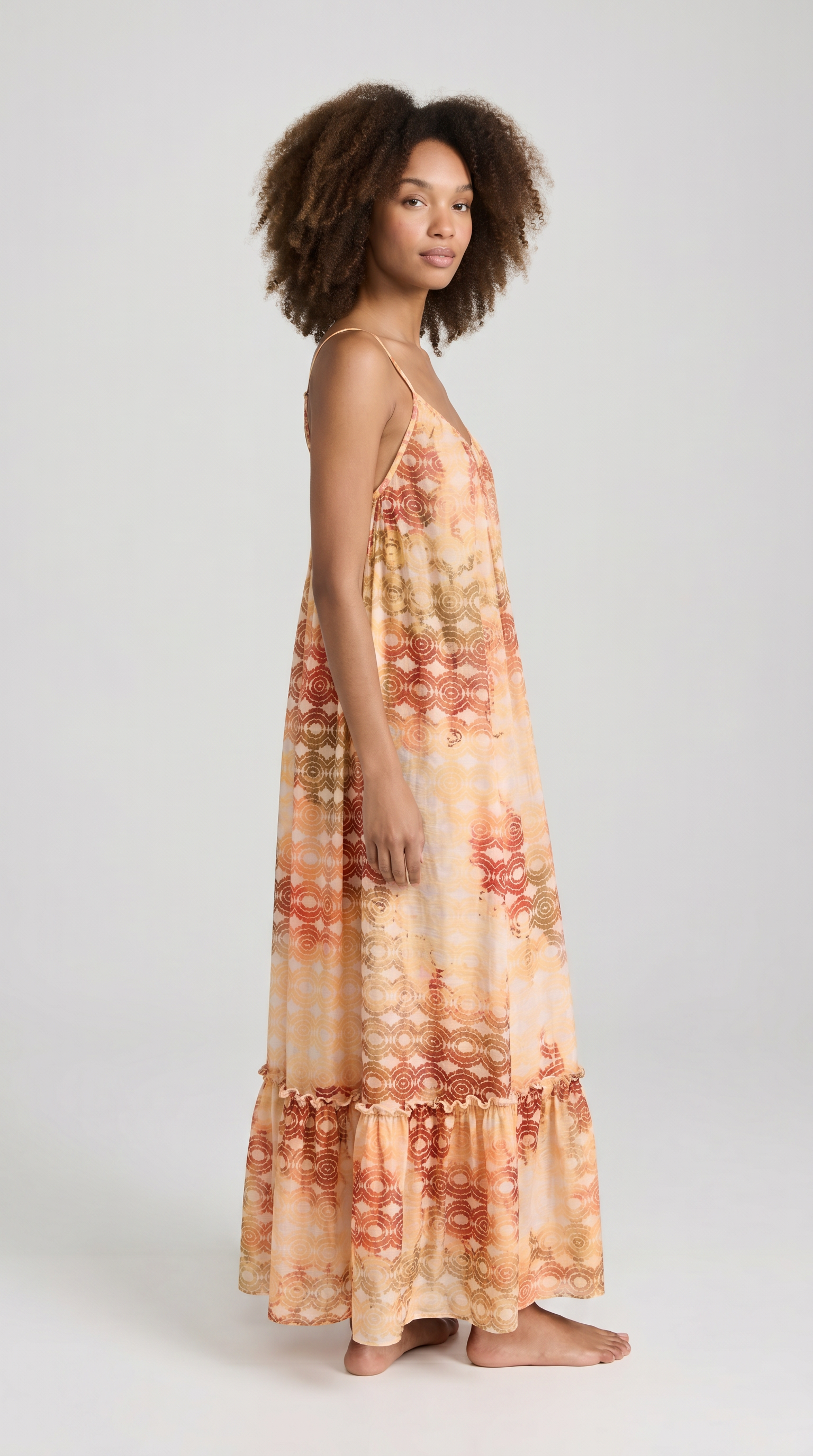 Amalfi Swirl Maxi Dress - Flow