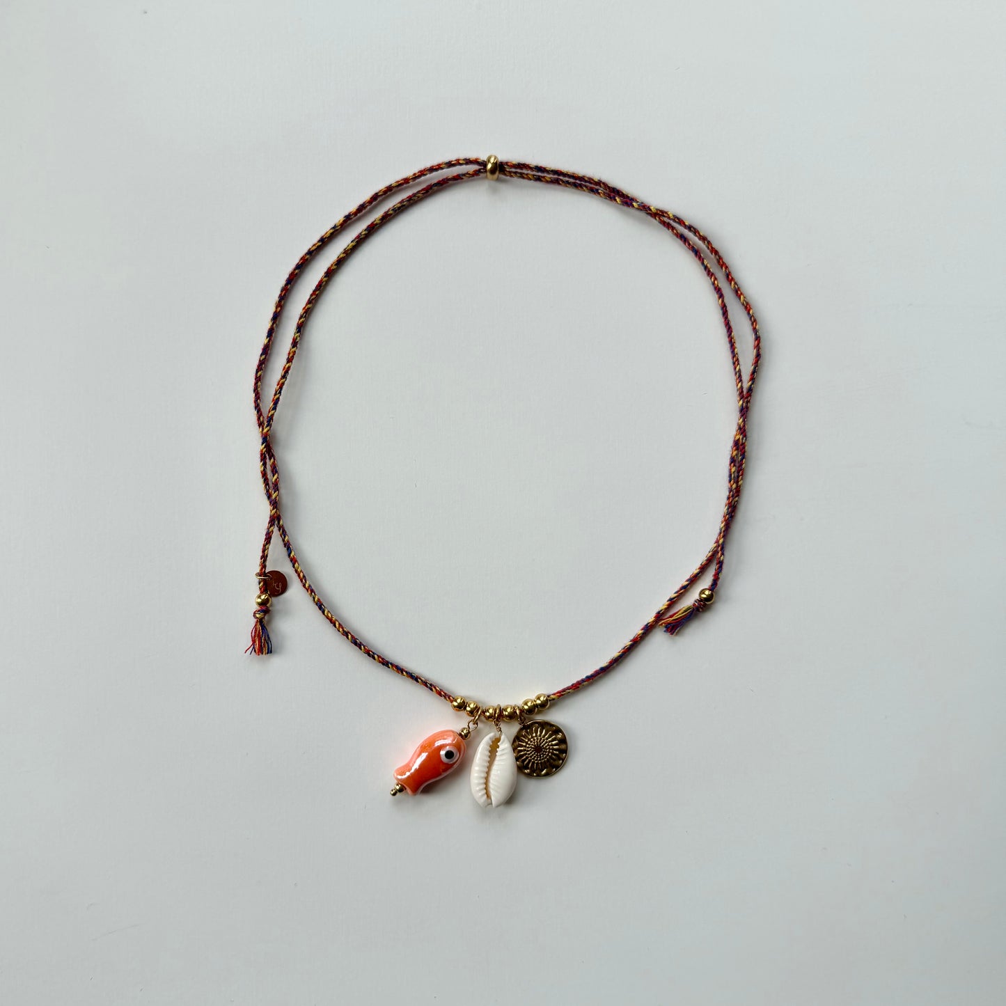 Multicoloured Summer String Necklace