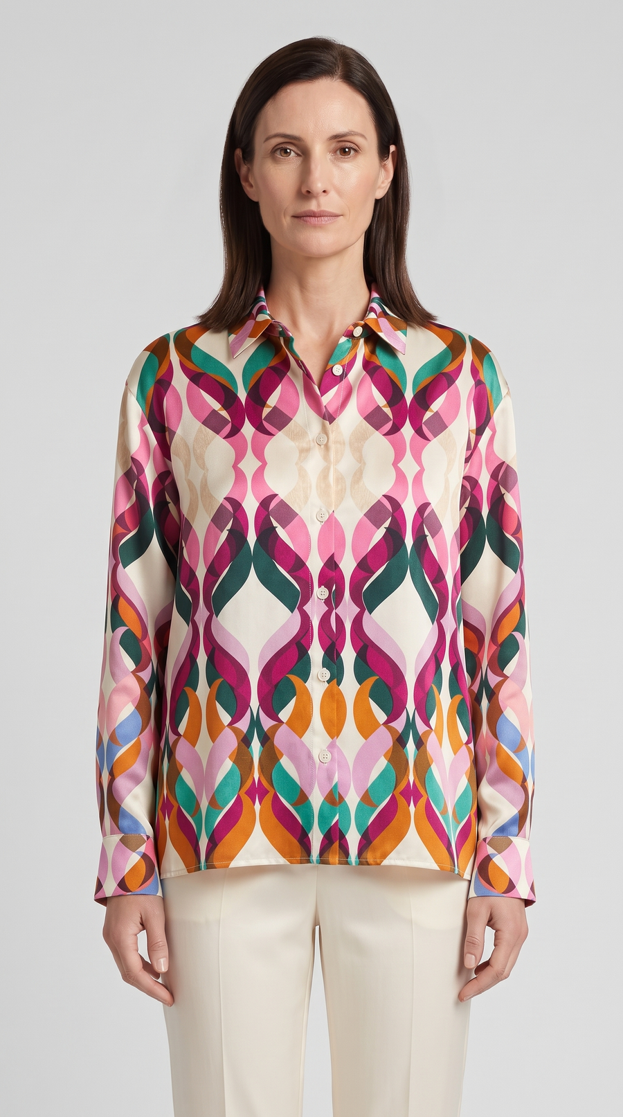 Martina London Santorini Pucci Shirt, front view