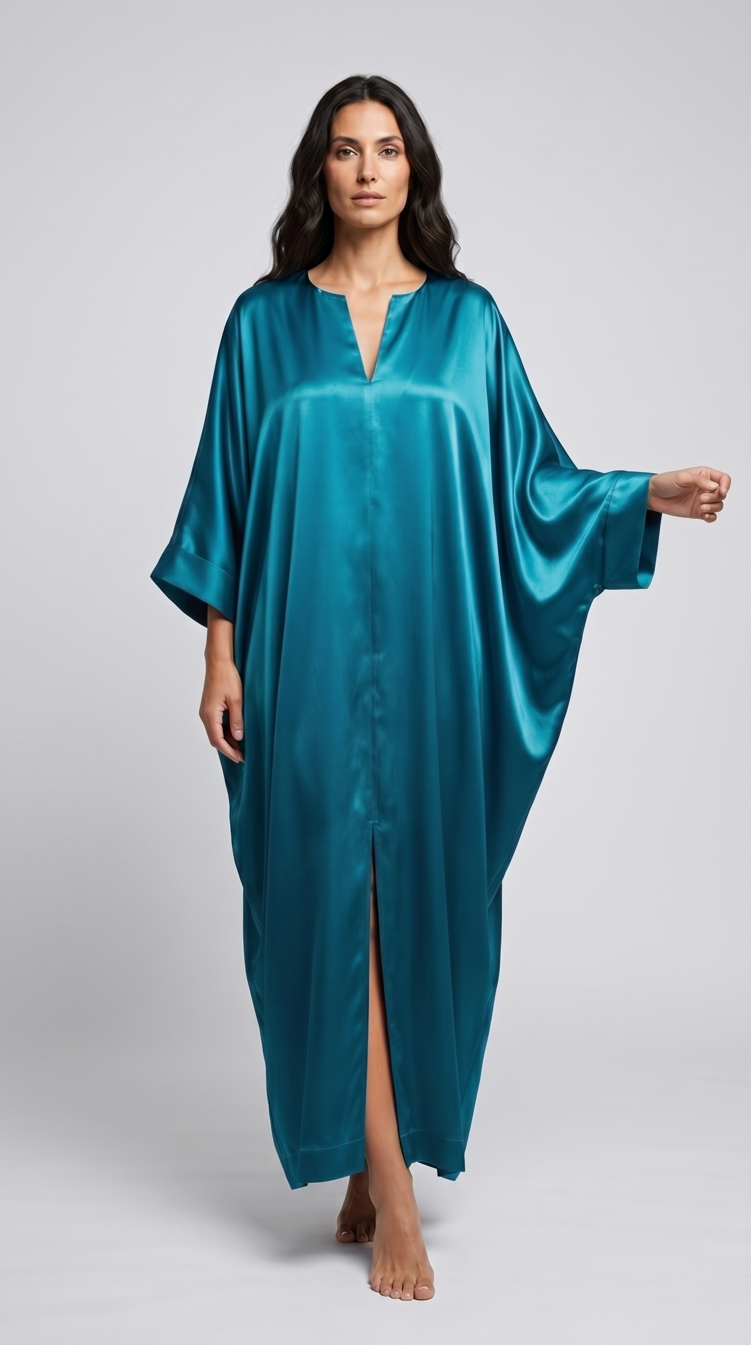 Capri Soleil Pure Silk Kaftan