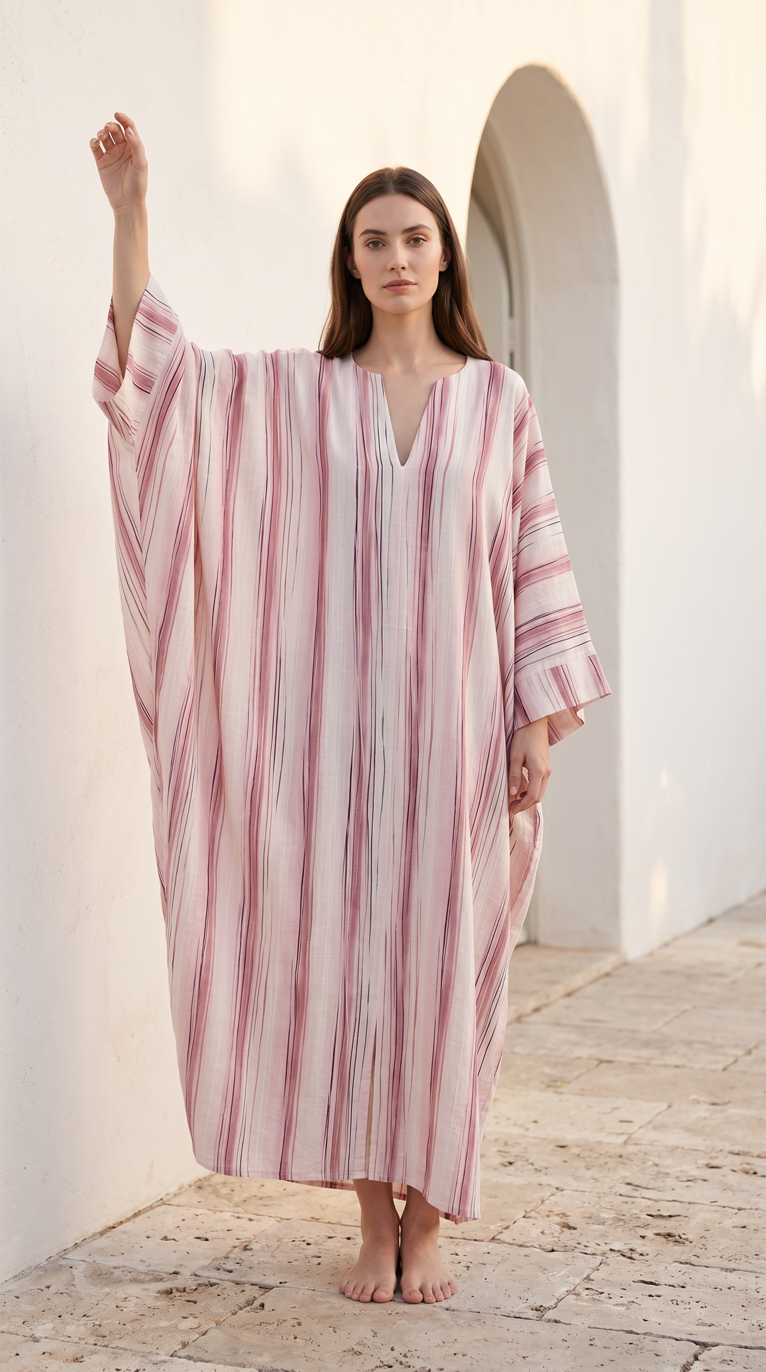 Capri Soleil Striped Kaftan