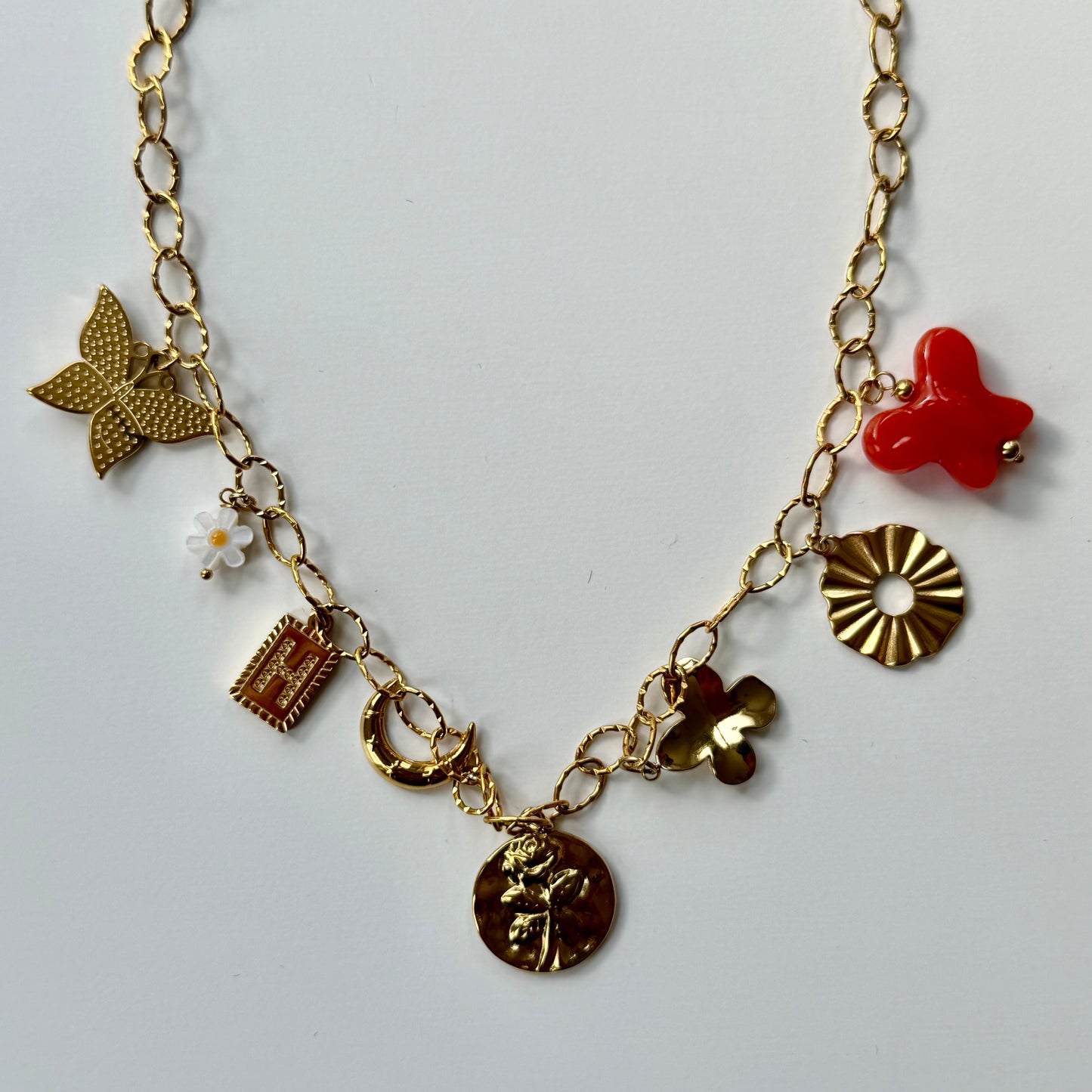 Rosy Gold Plated Necklace