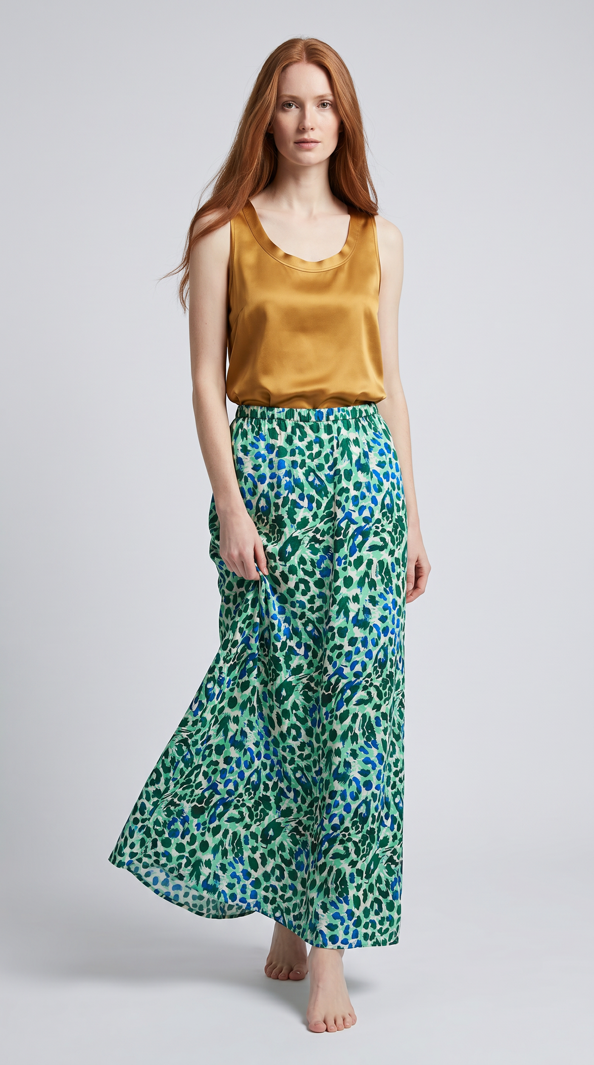 Savannah Leopard Maxi Skirt