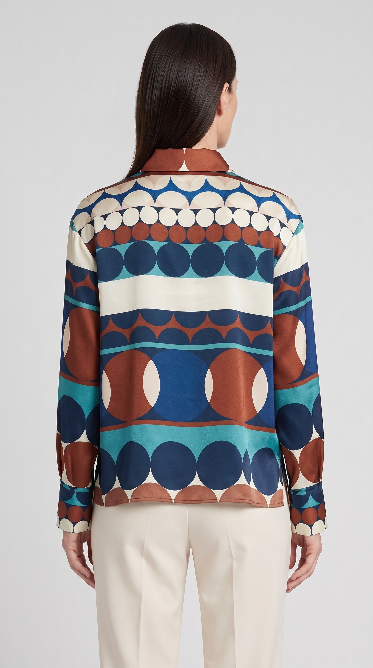 Santorini Geometric Shirt