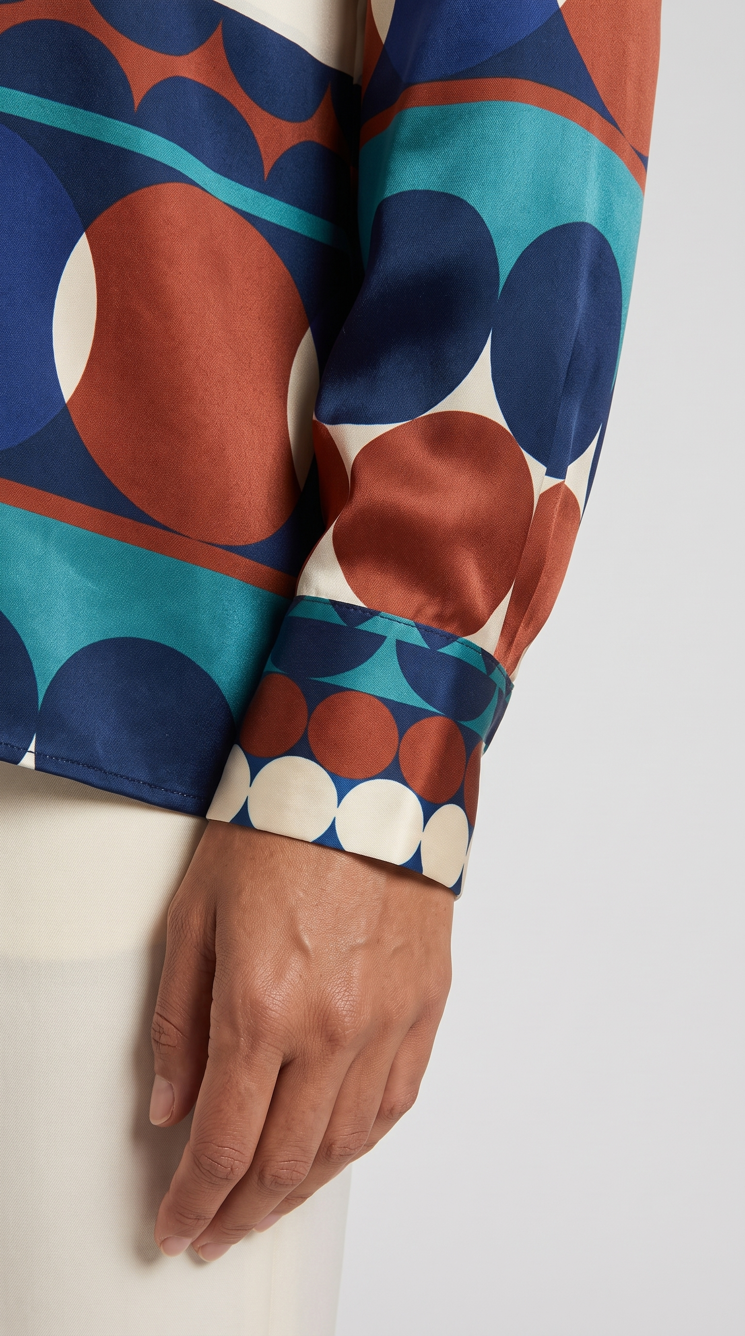 Santorini Geometric Shirt