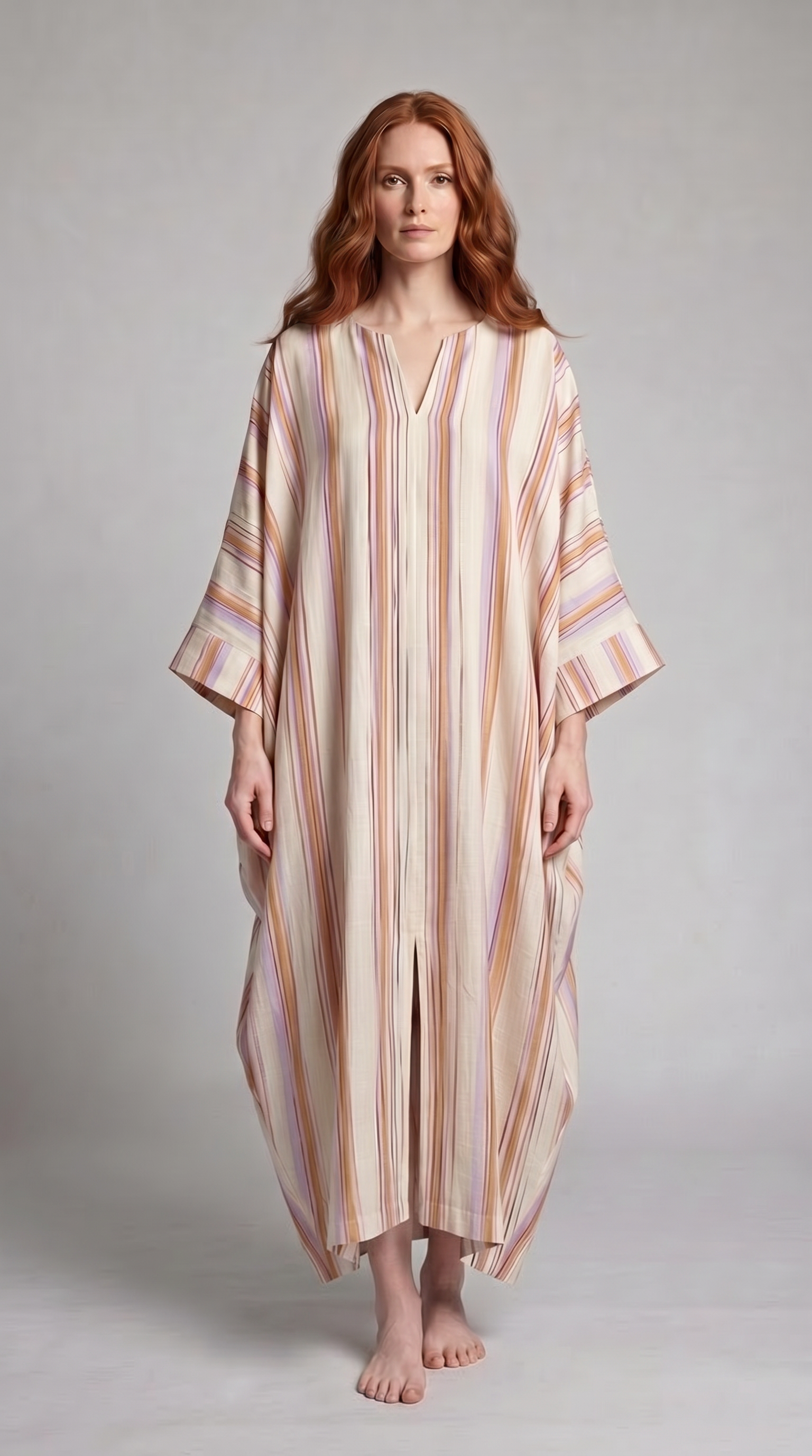 Capri Soleil Striped Kaftan
