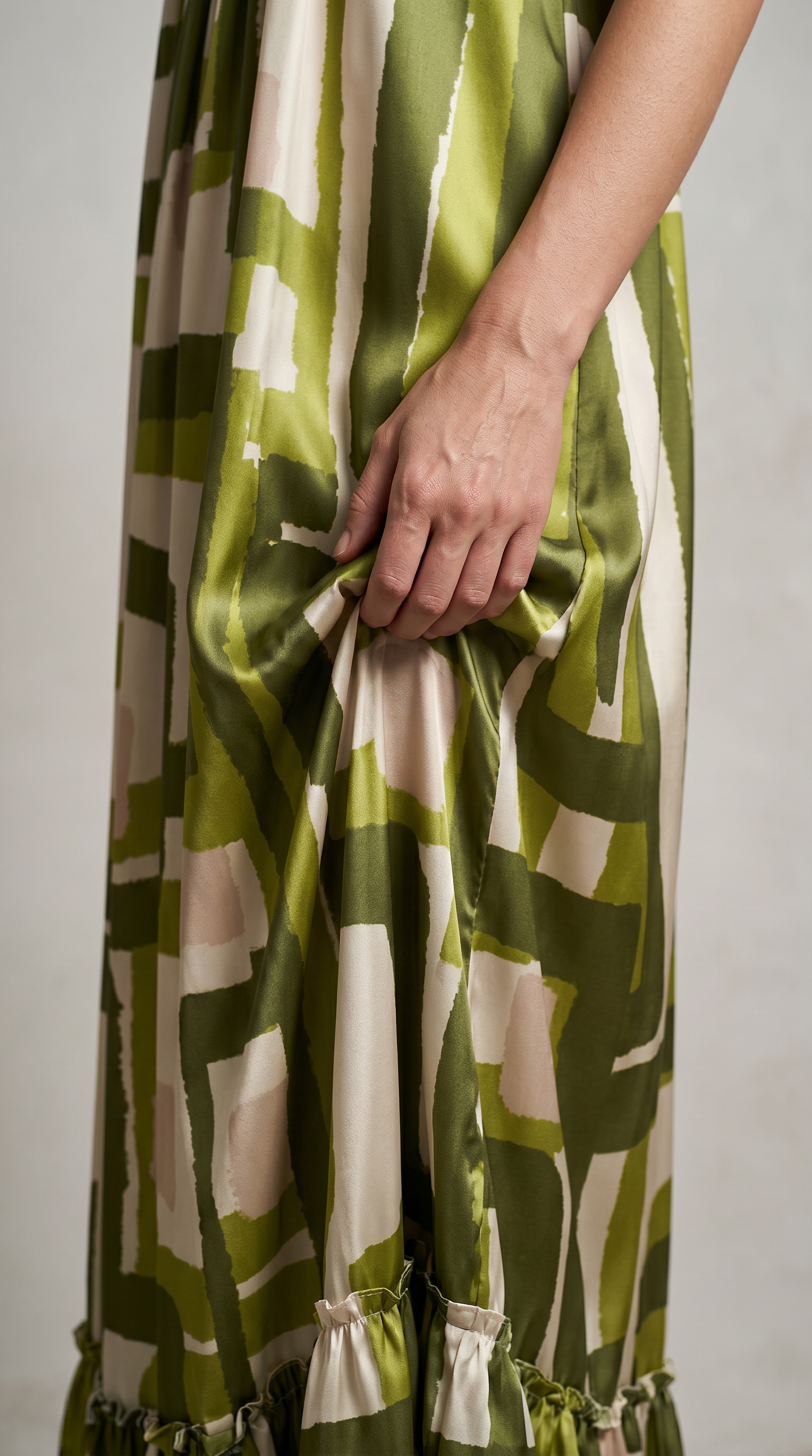 Amalfi Swirl Maxi Dress - Geometric
