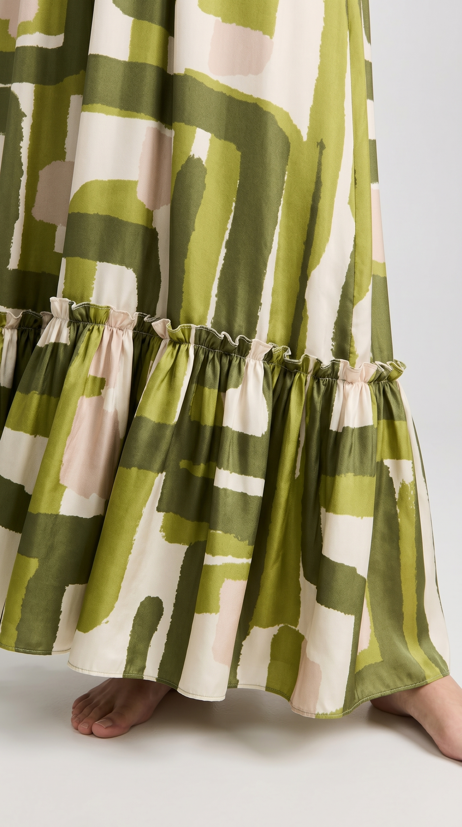 Amalfi Swirl Maxi Dress - Geometric