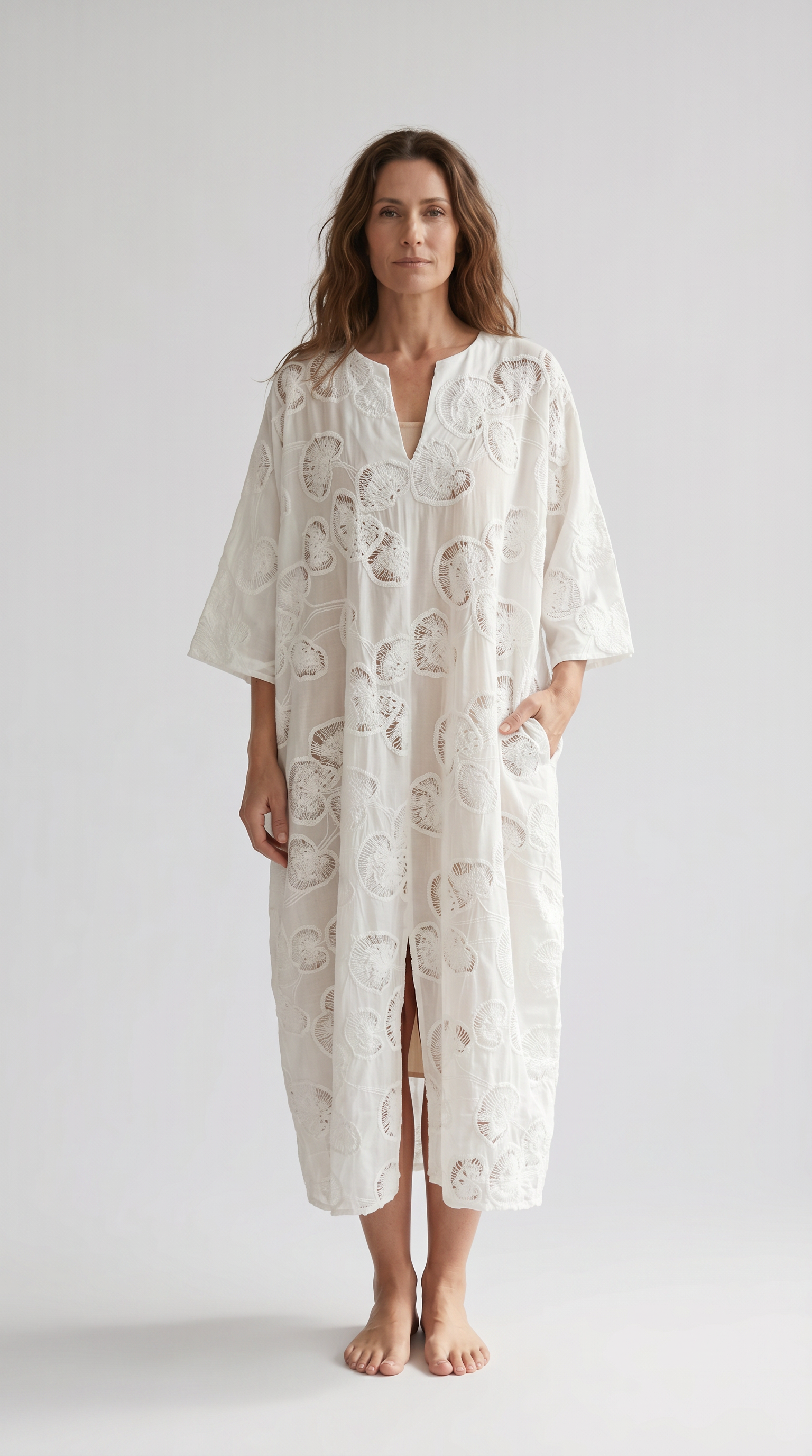 Capri Soleil Cotton Kaftan