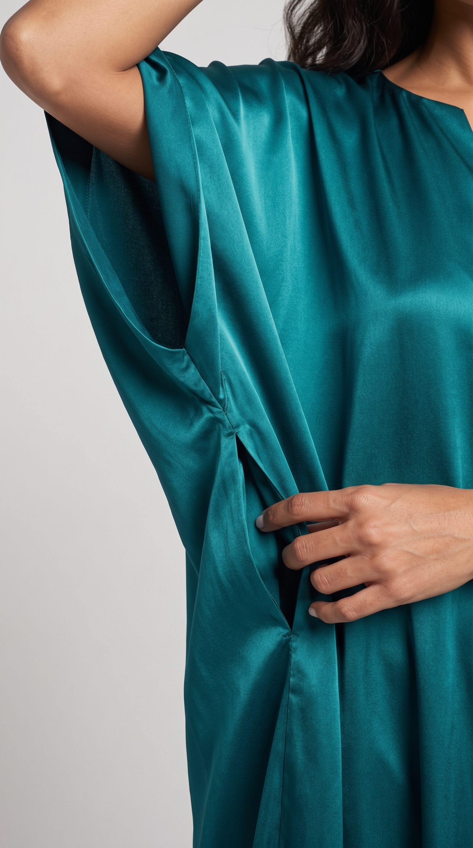 Capri Soleil Pure Silk Kaftan