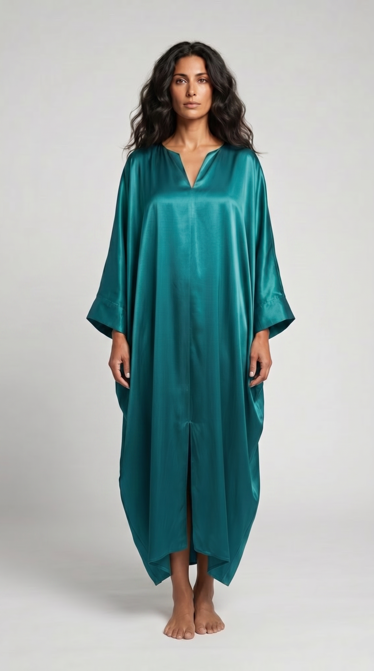 Capri Soleil Pure Silk Kaftan