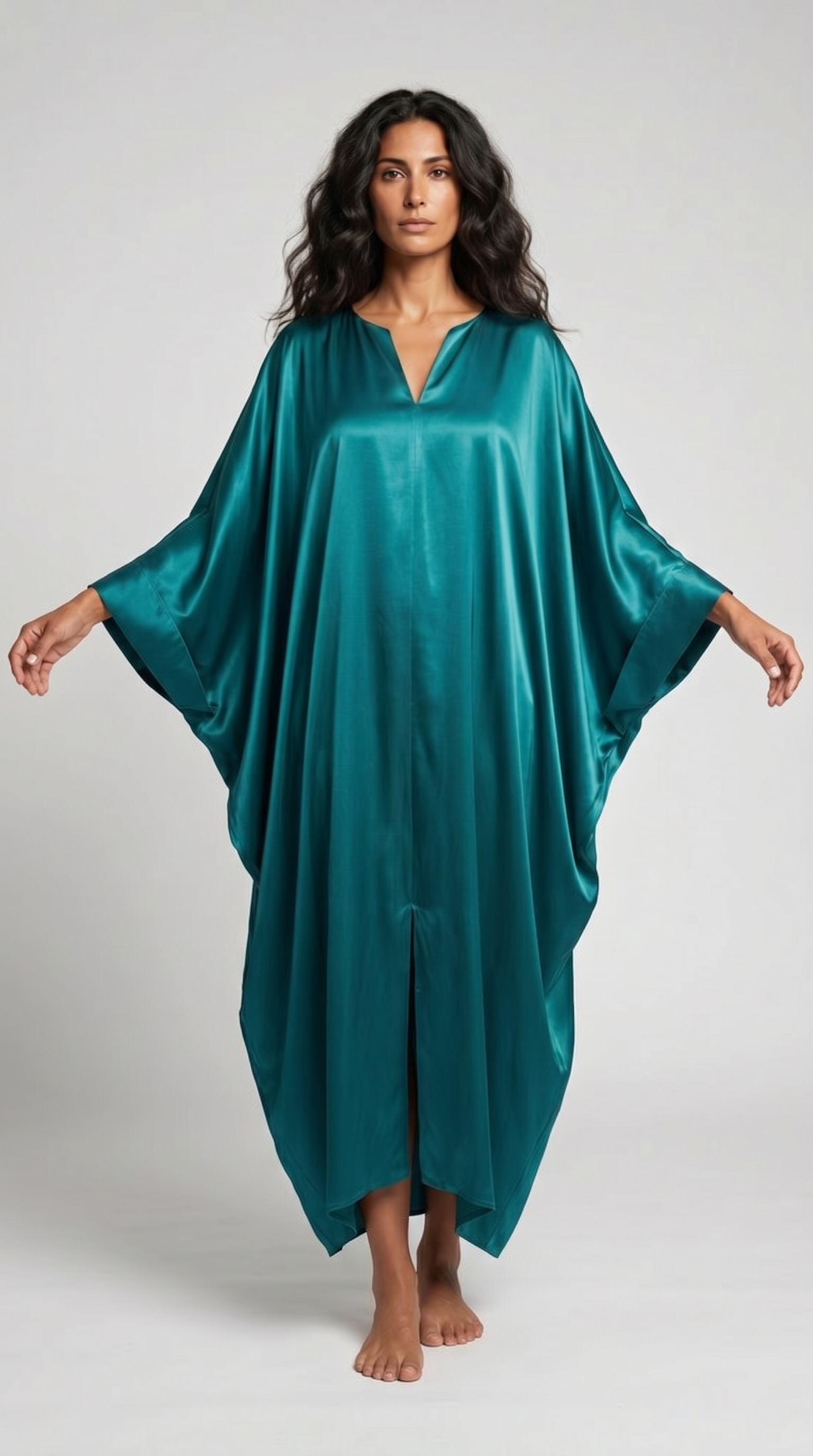 Capri Soleil Pure Silk Kaftan