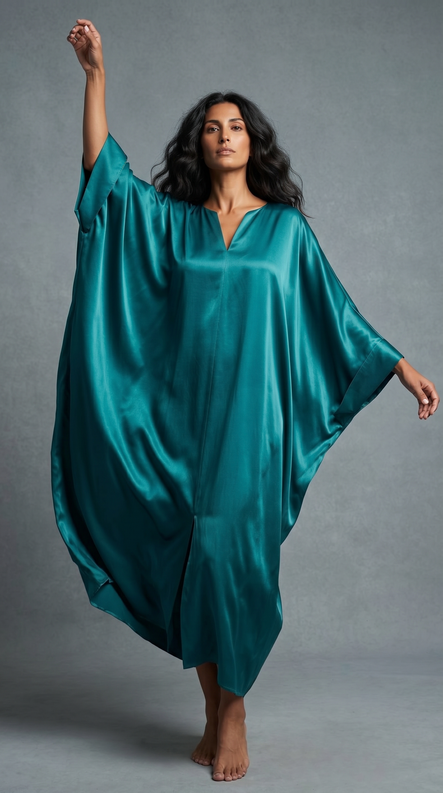 Capri Soleil Pure Silk Kaftan