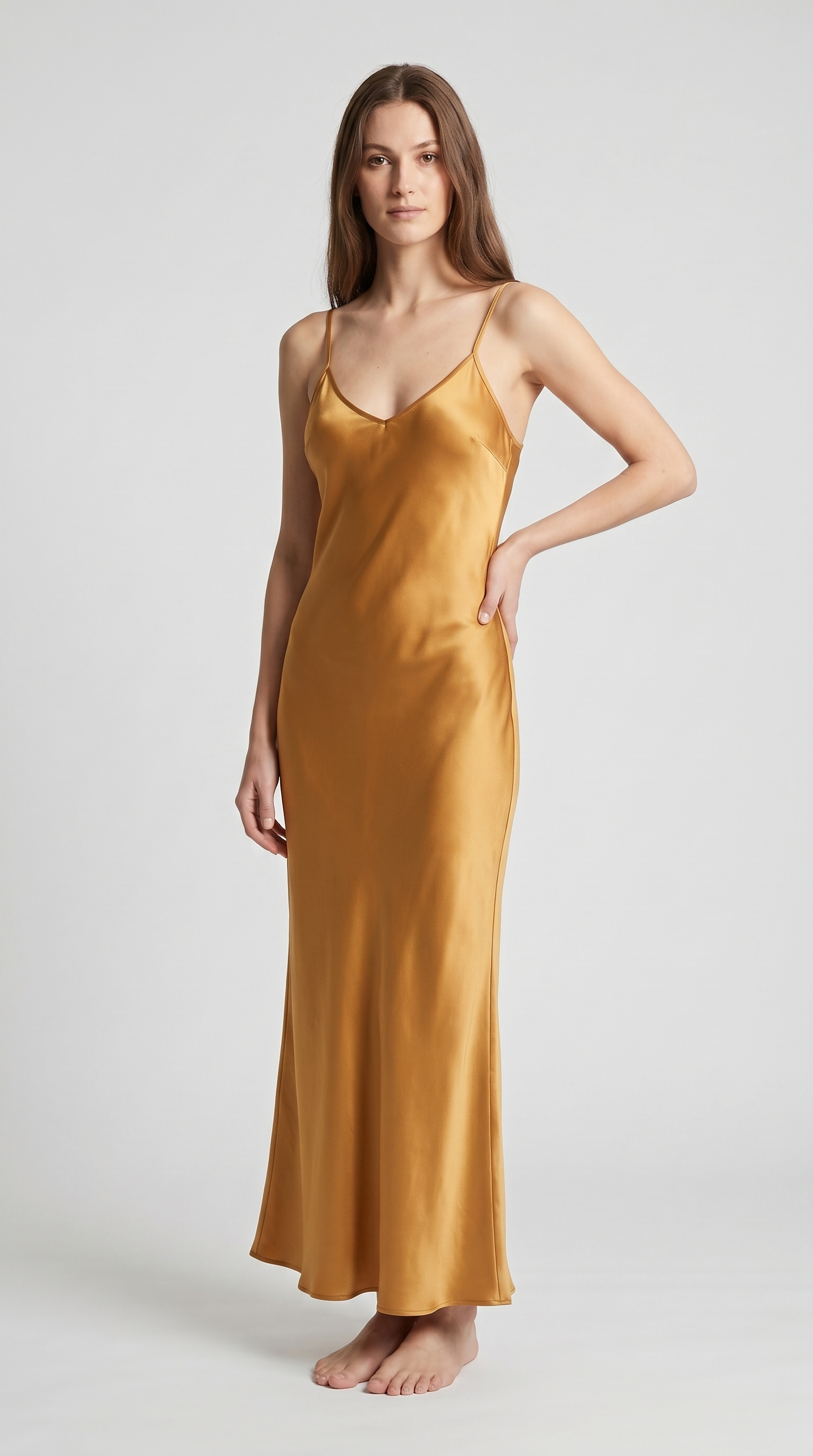 Portofino Pure Silk Satin Dress