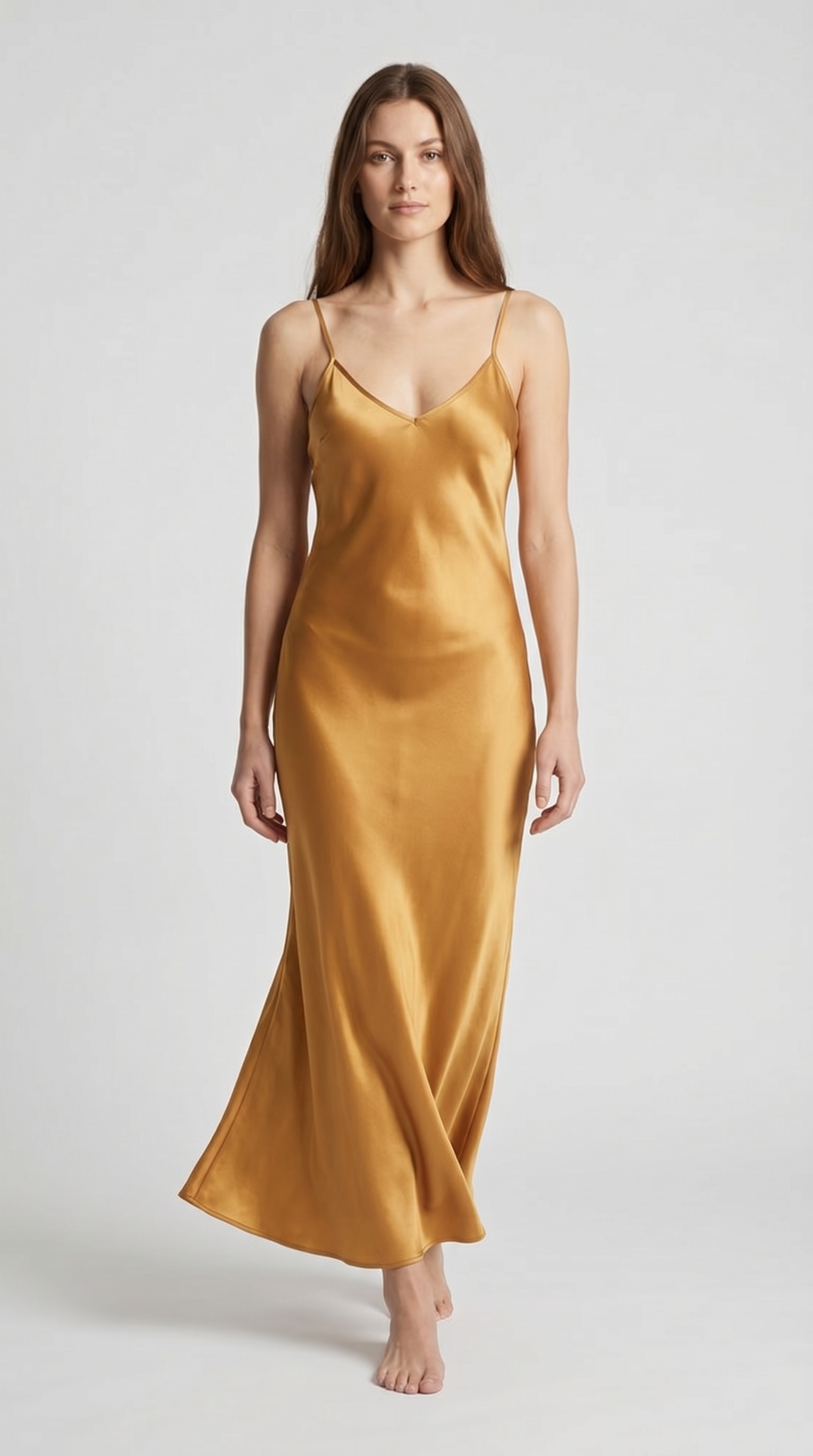 Portofino Pure Silk Satin Dress