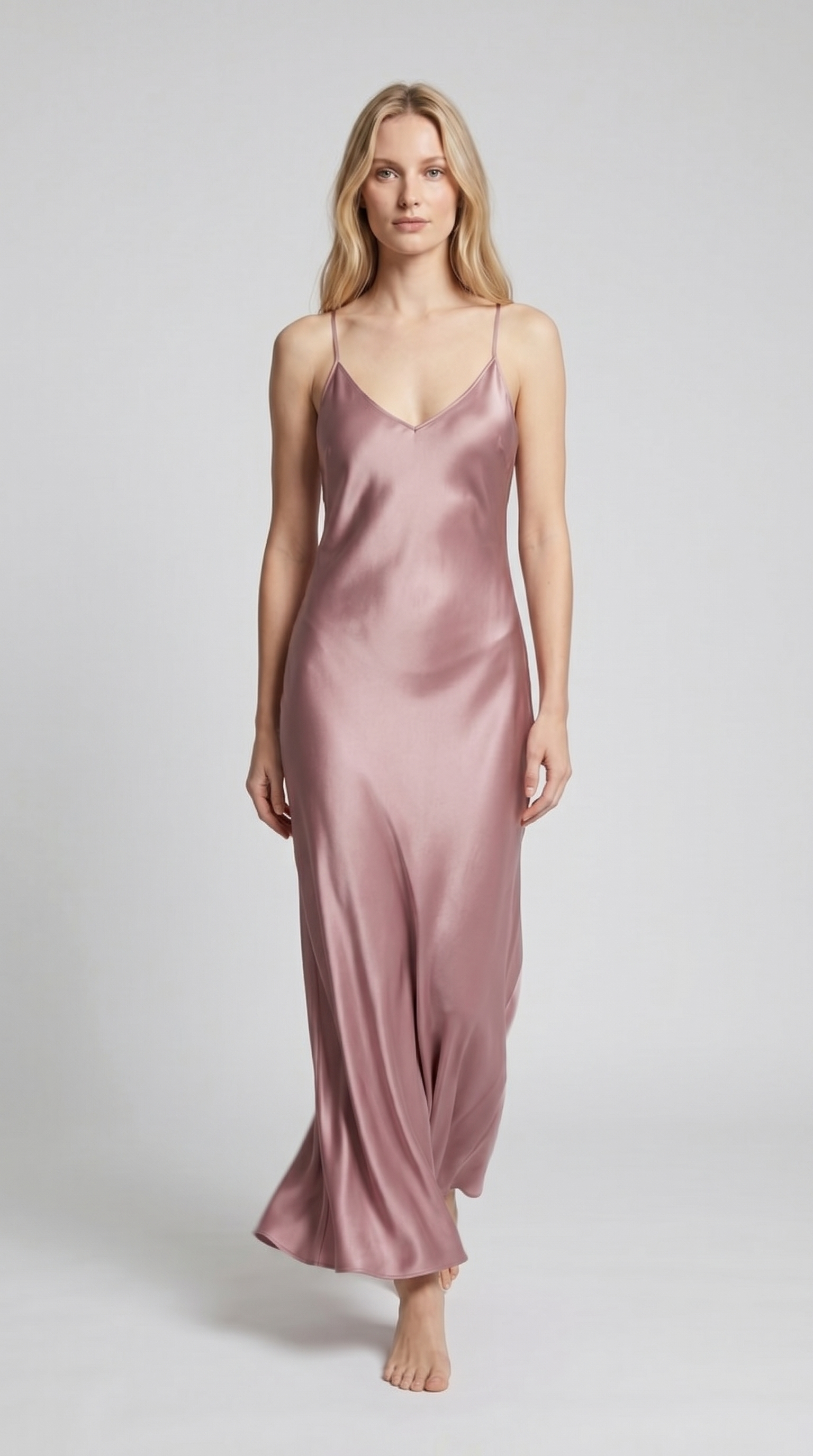 Portofino Pure Silk Satin Dress