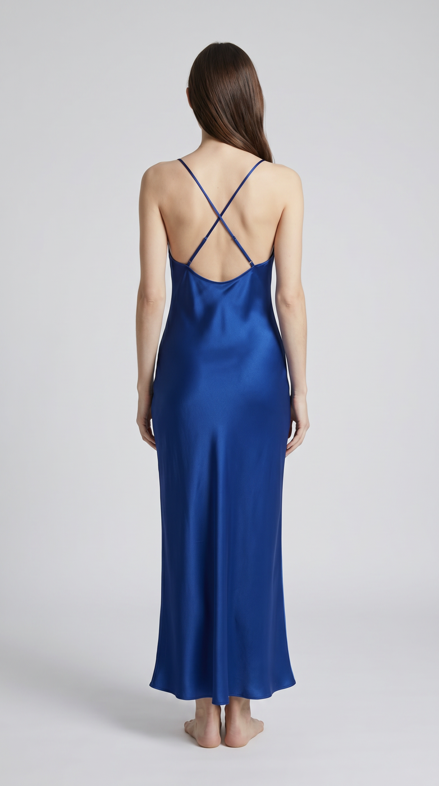 Portofino Pure Silk Satin Dress