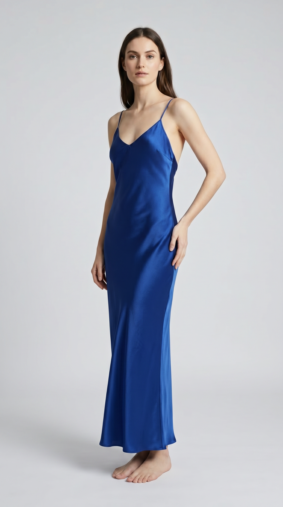 Portofino Pure Silk Satin Dress