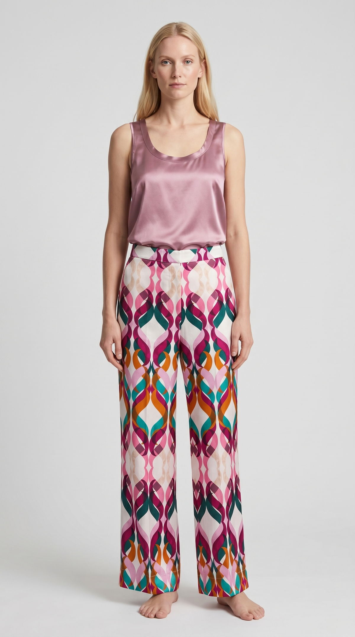 Santorini Pucci Trousers Blossom