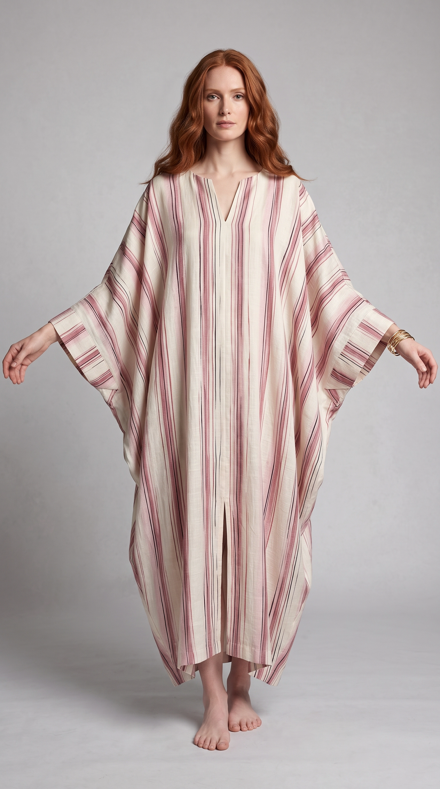 Capri Soleil Striped Kaftan