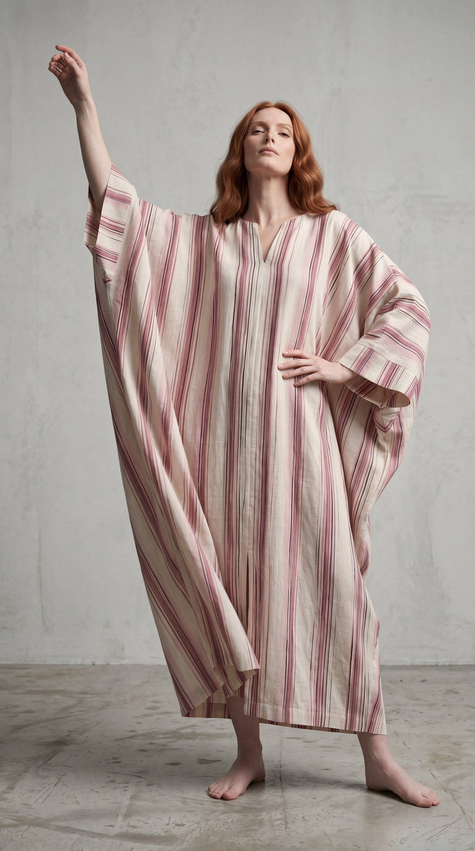 Capri Soleil Striped Kaftan