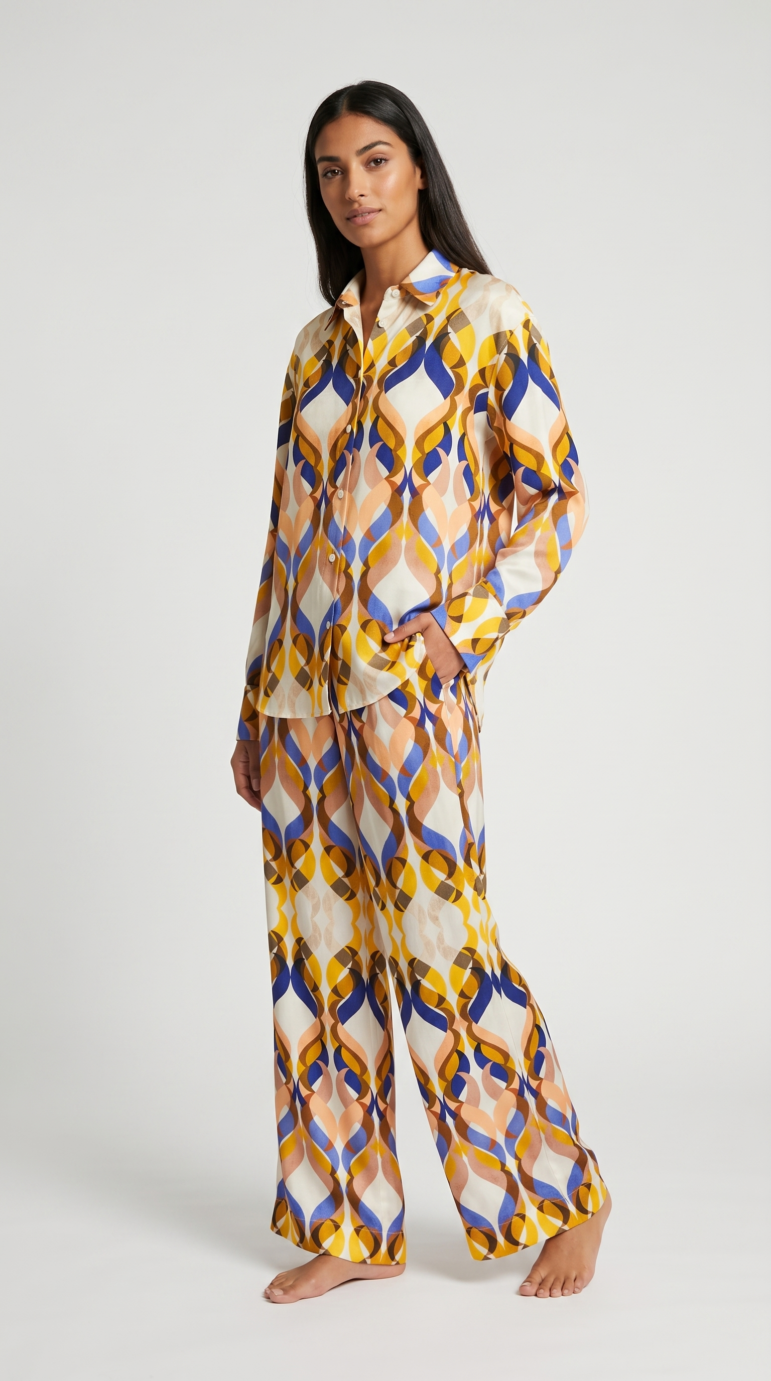 Santorini Pucci Co-Ord Set