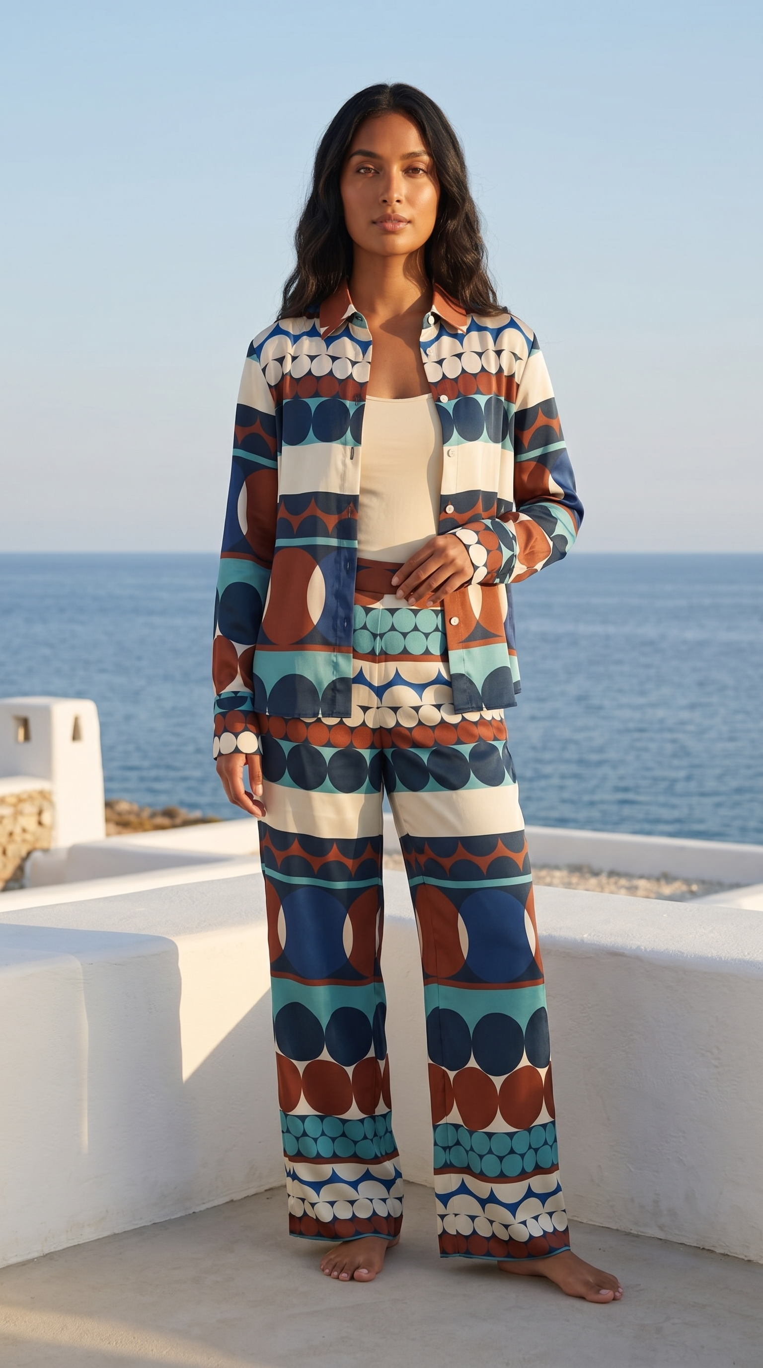 Santorini Geometric Co-Ord Set