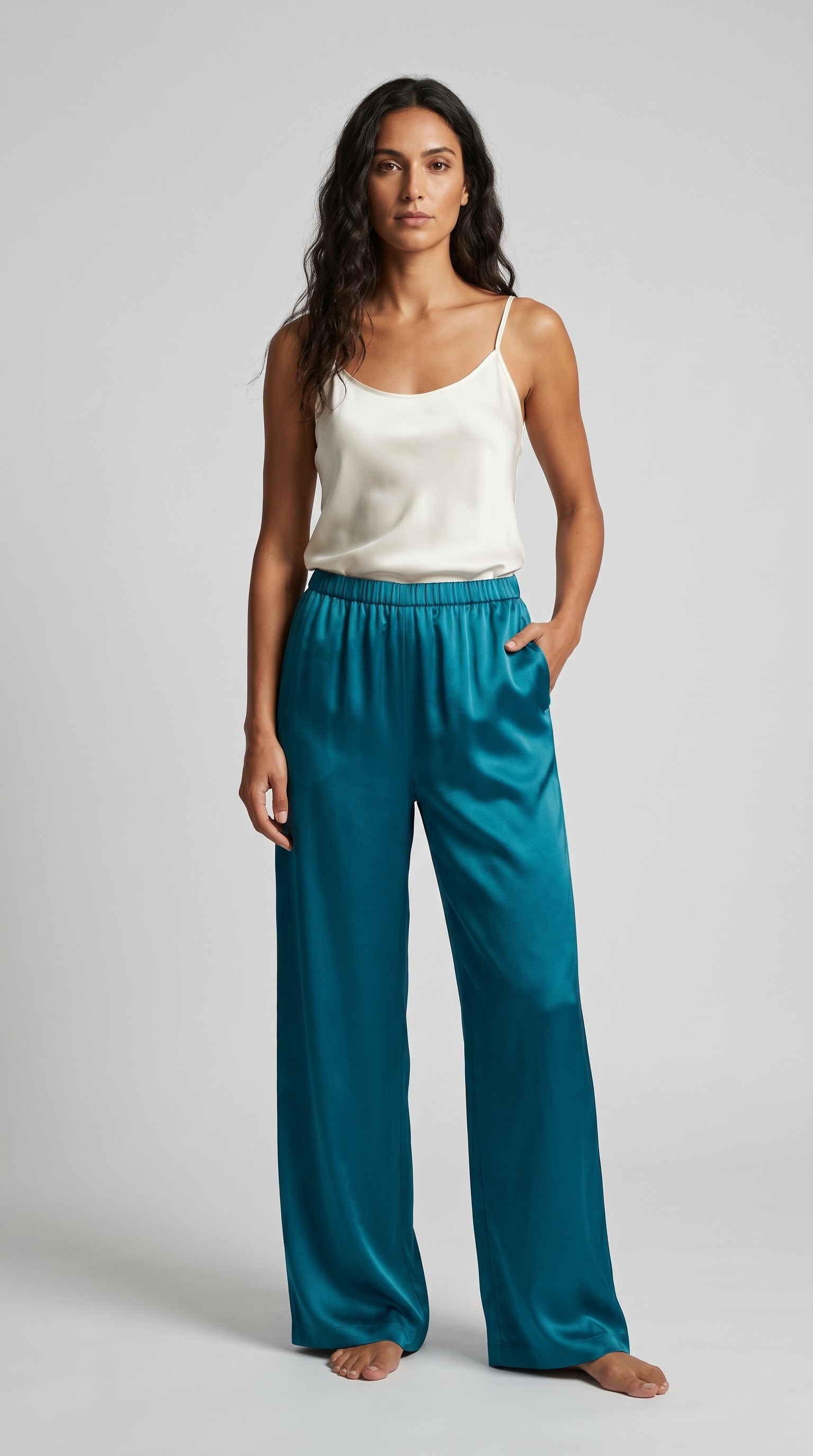 Sorrento Silk Trousers – Martina London