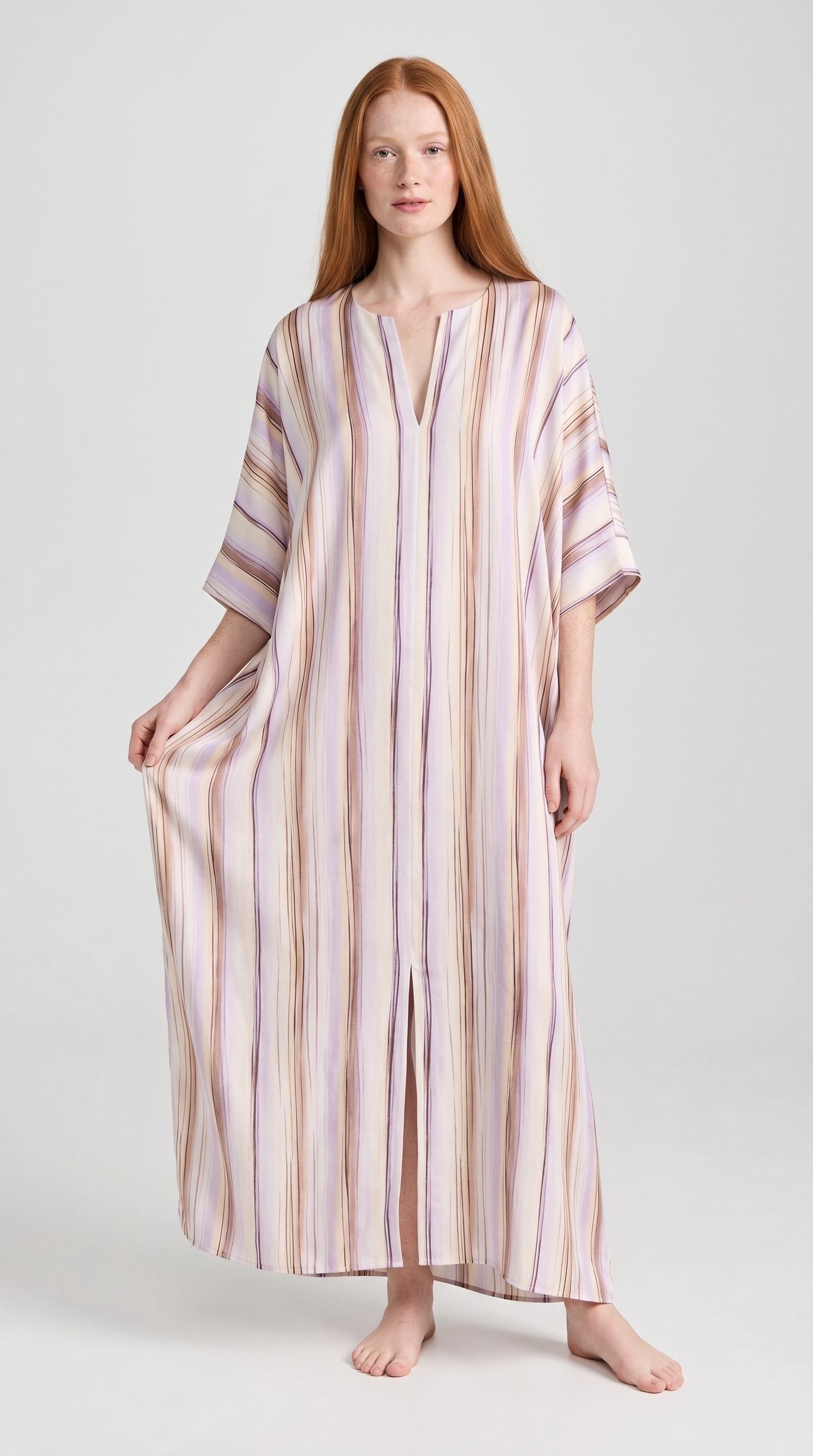 Capri Soleil Striped Kaftan