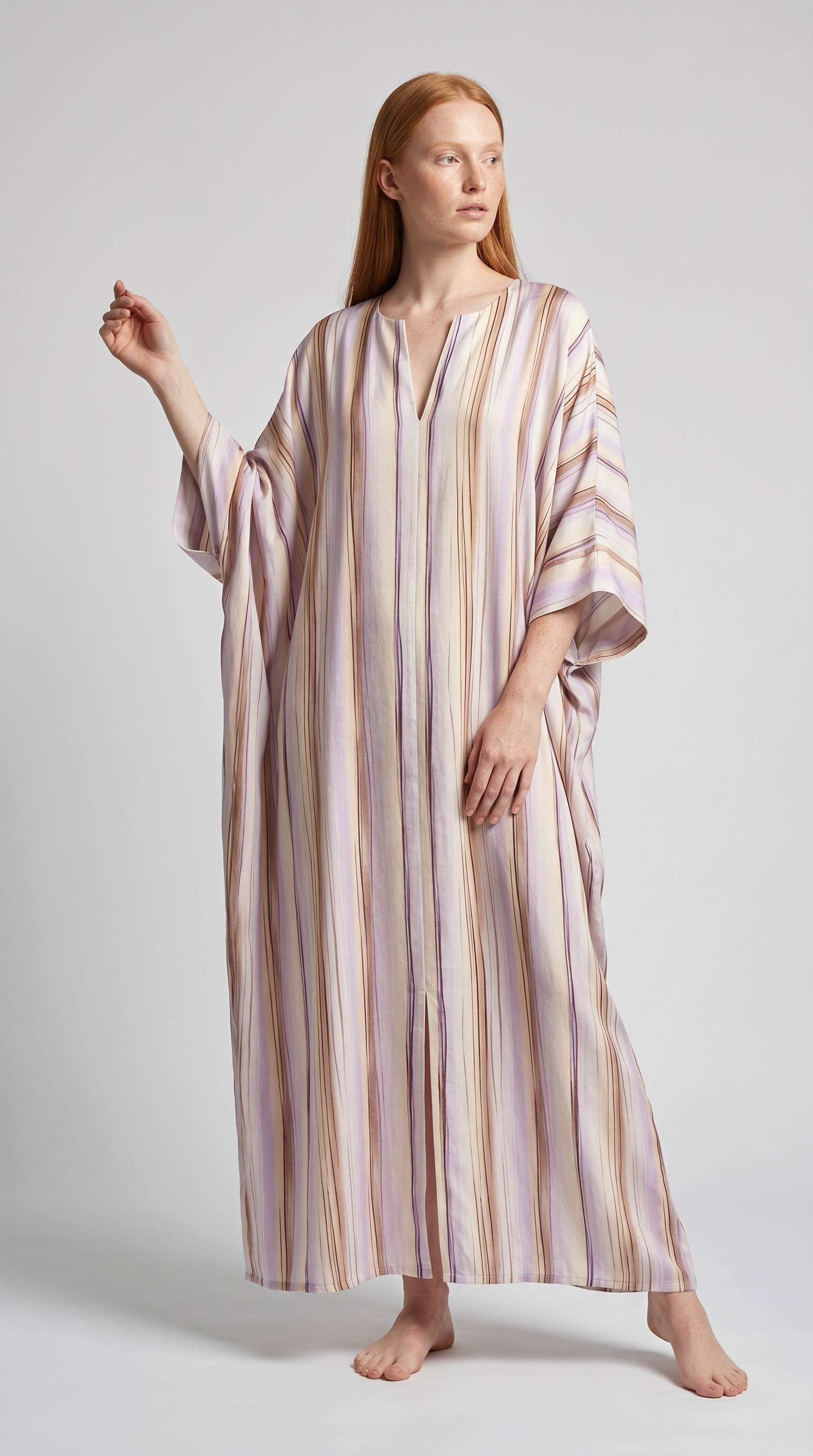 Capri Soleil Striped Kaftan