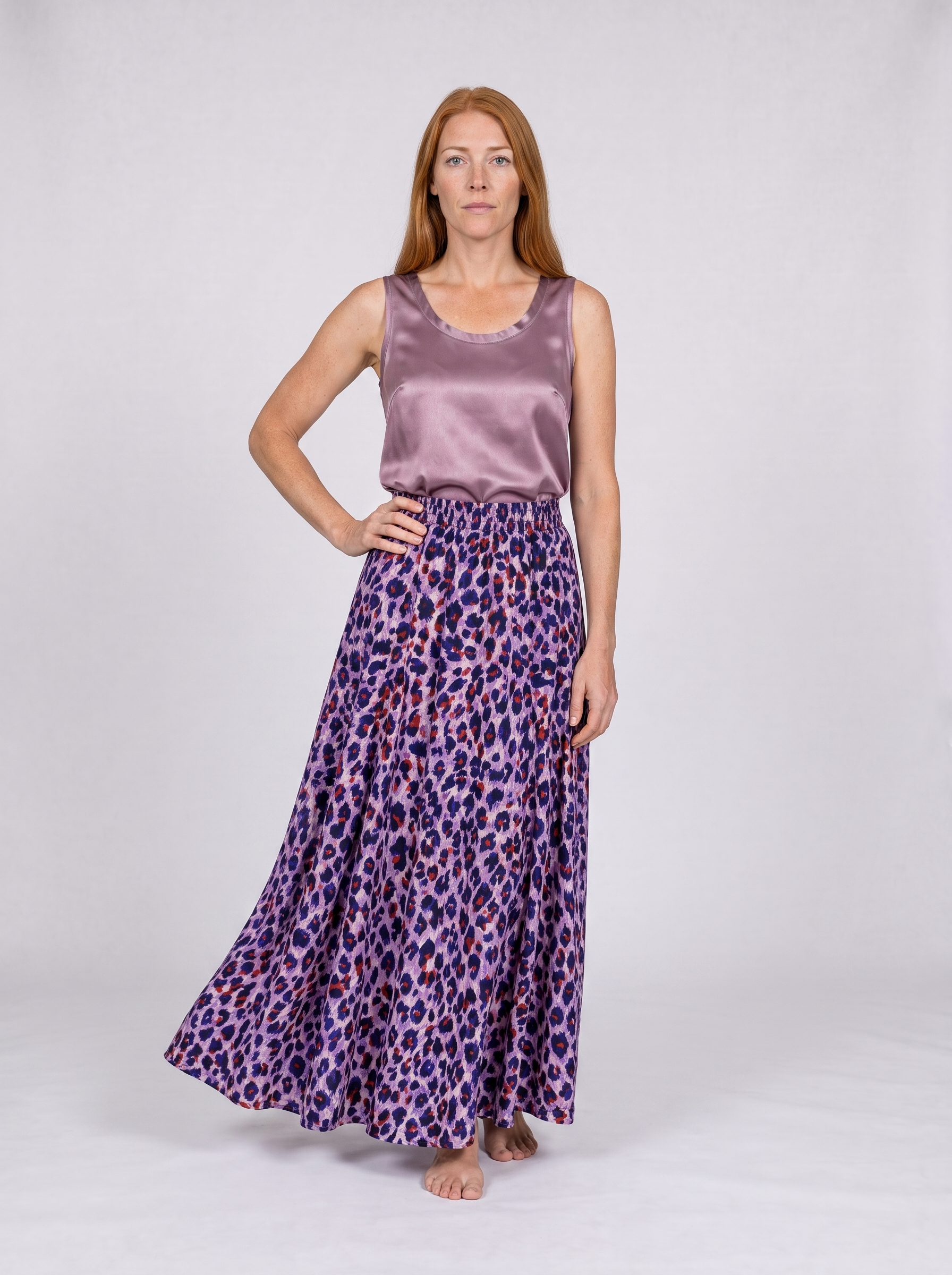 Savannah Leopard Maxi Skirt