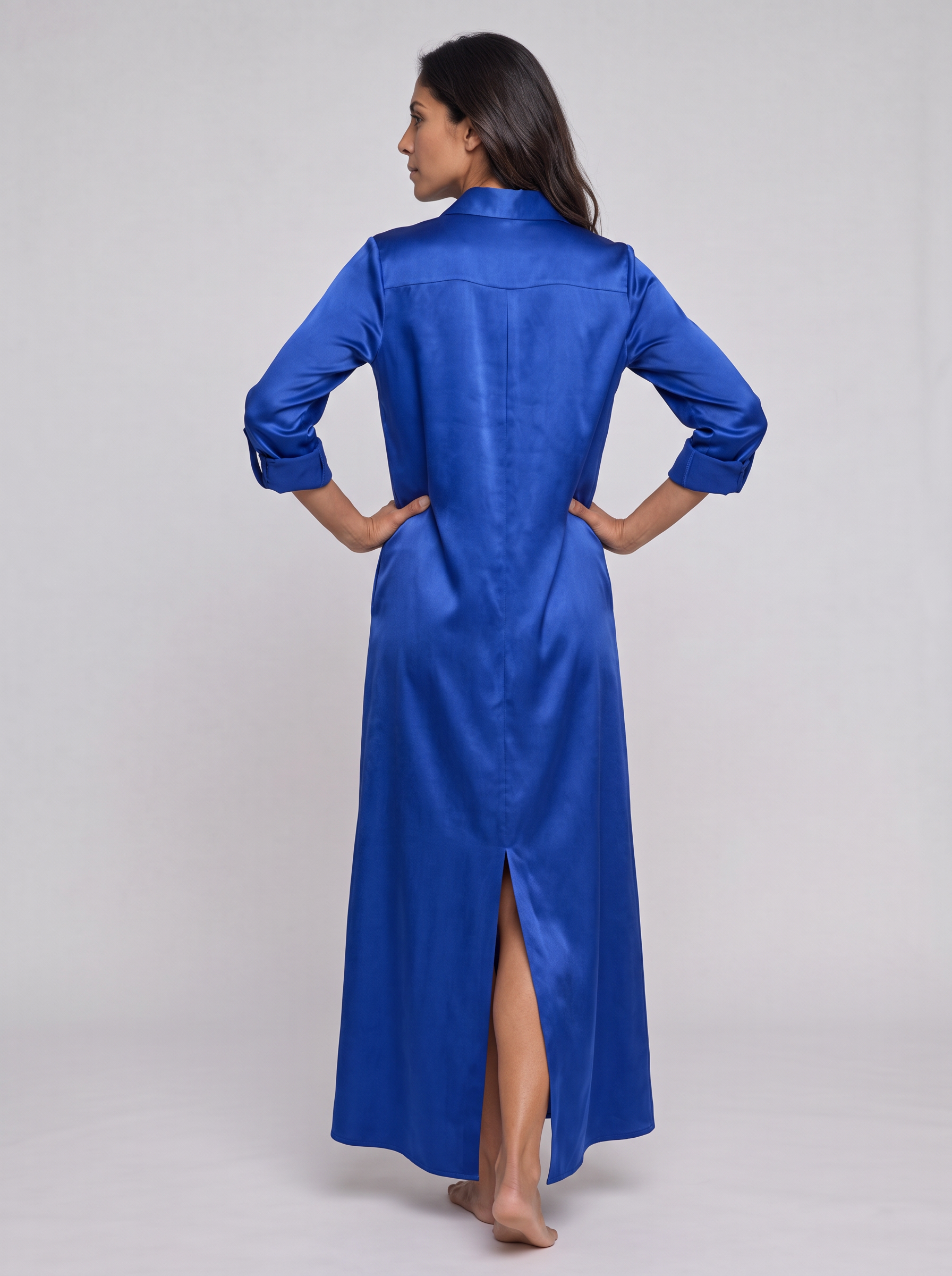 Marina Silk Shirt Dress