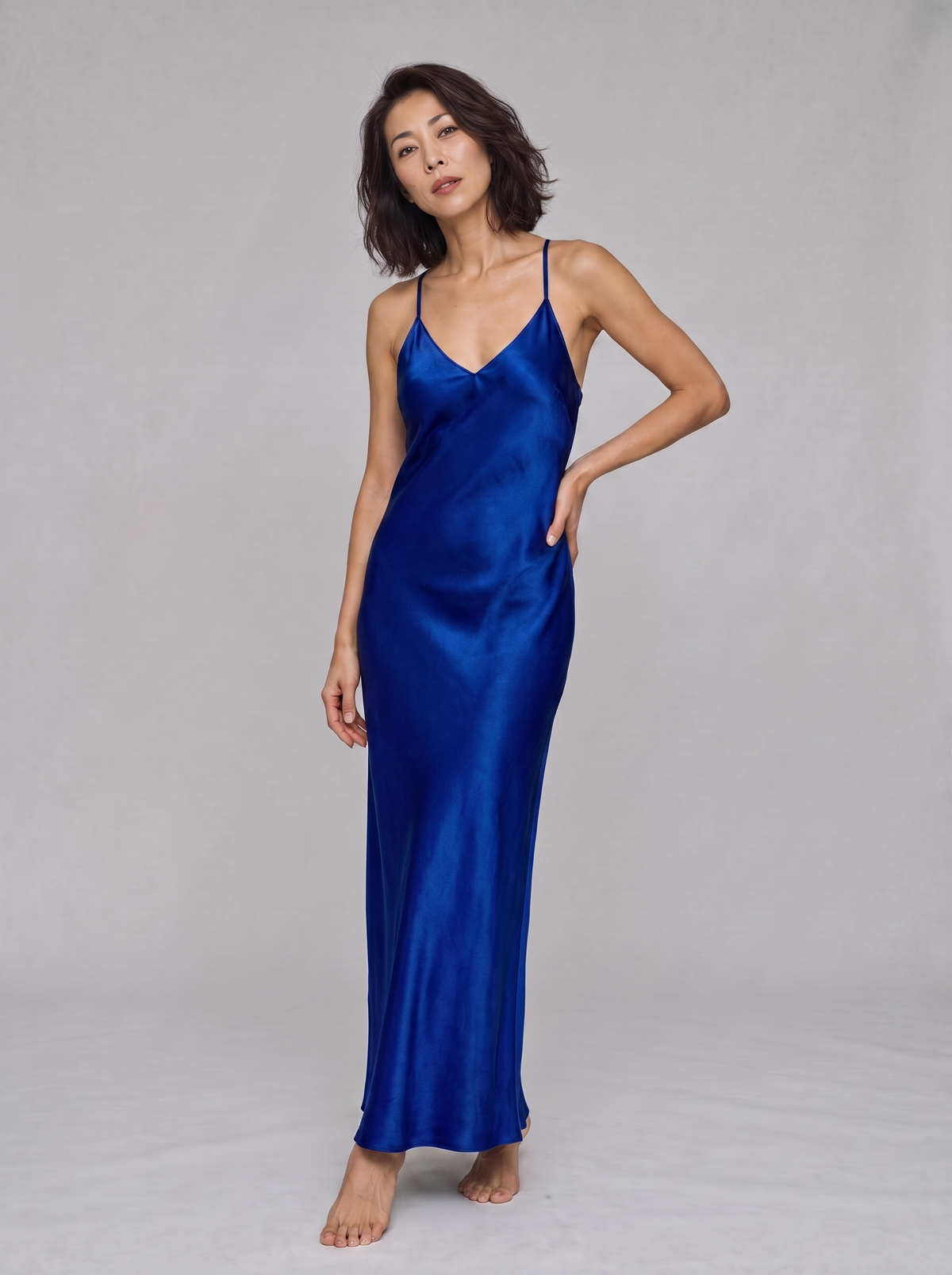 Portofino Pure Silk Satin Dress