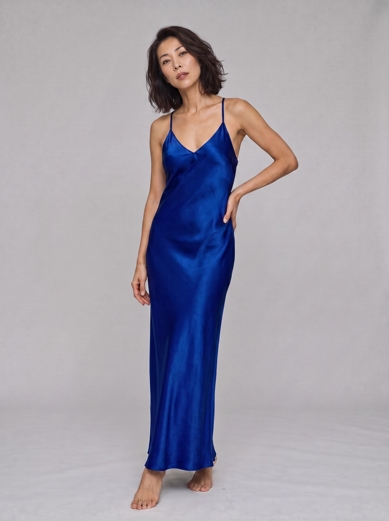 Portofino Pure Silk Satin Dress